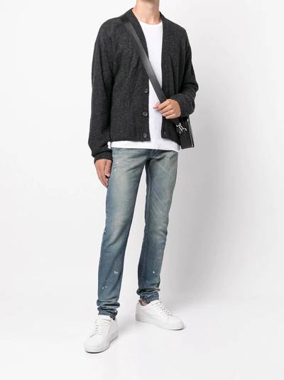 John Elliott fine knit V-neck cardigan outlook