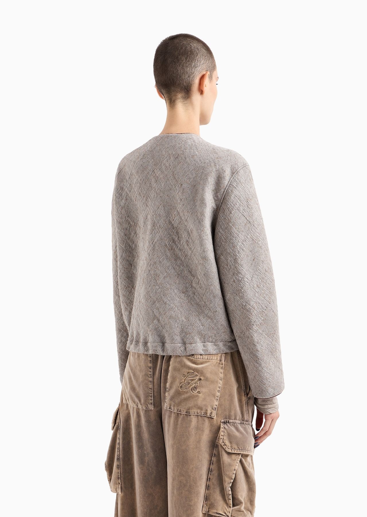 Alpaca and silk-blend blouson - 3