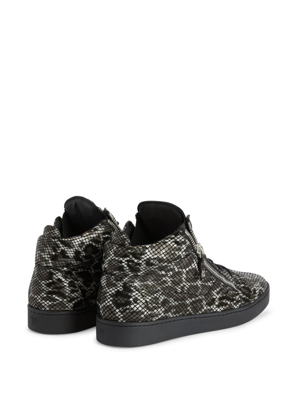 Kriss leopard-print hi-top sneakers - 3