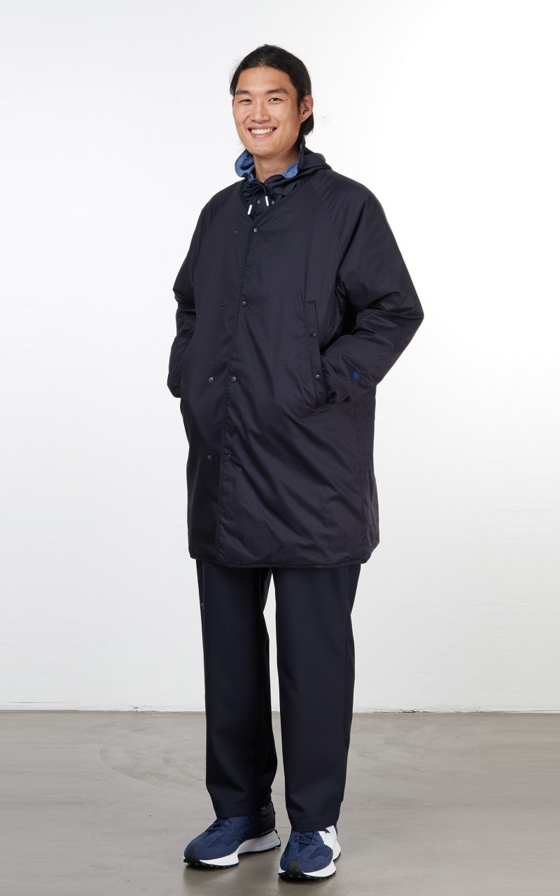 Nanamica REVERSIBLE DOWN COAT NAVY | REVERSIBLE