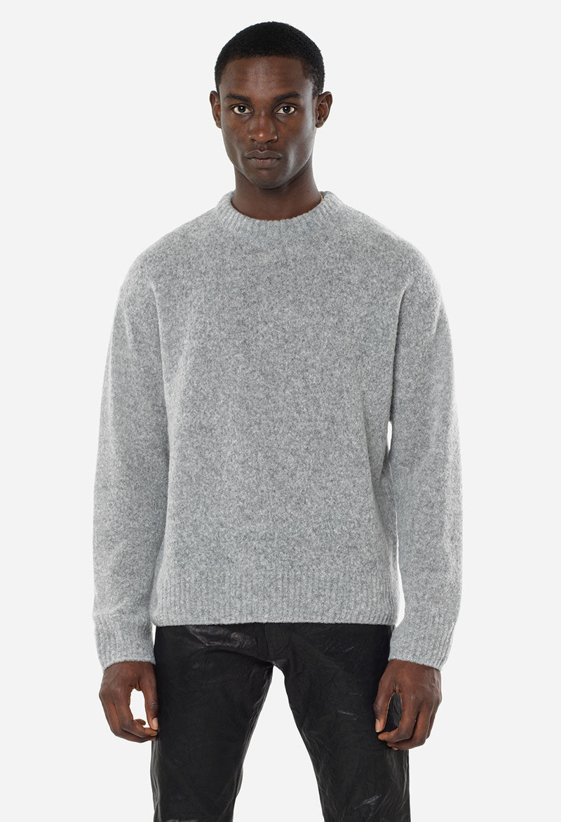 WOOL POWDER KNIT CREW 2