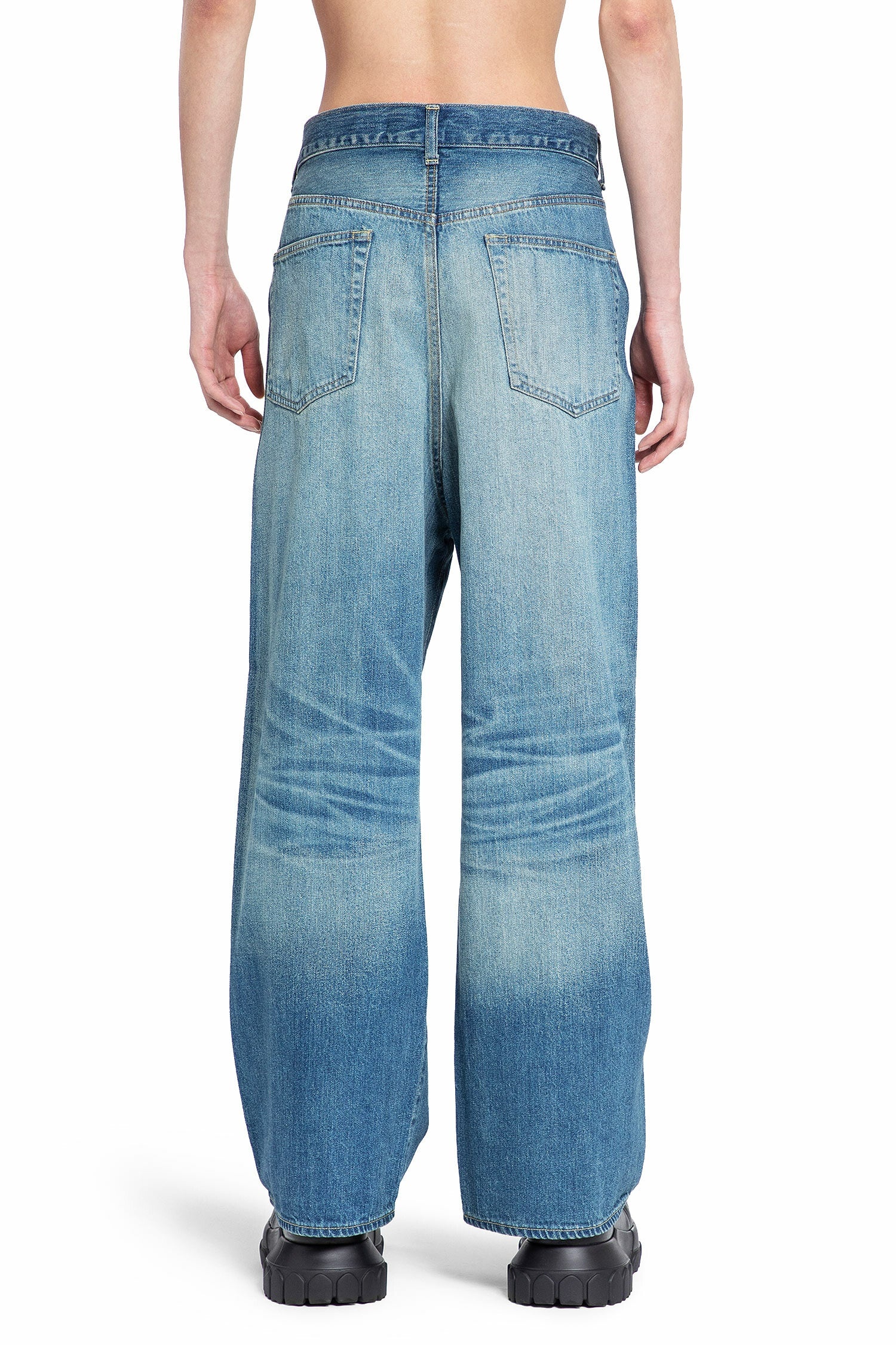 JUNYA WATANABE MAN ダブルニーストレートデニム XS JUNYA WATANABE MAN/ジュンヤワタナベマン】 Selvedge Denim