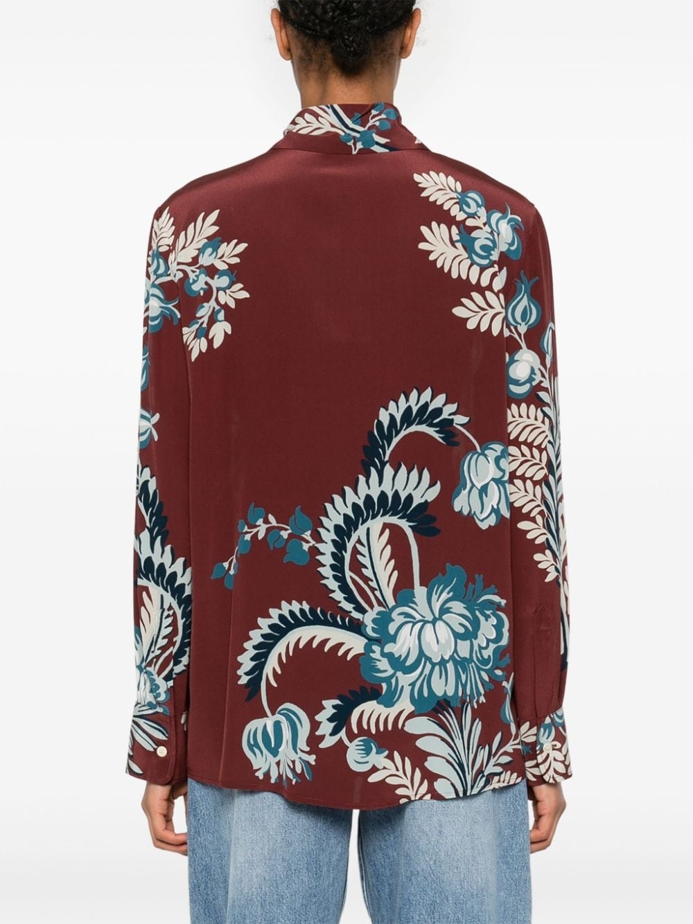 floral-print shirt - 4