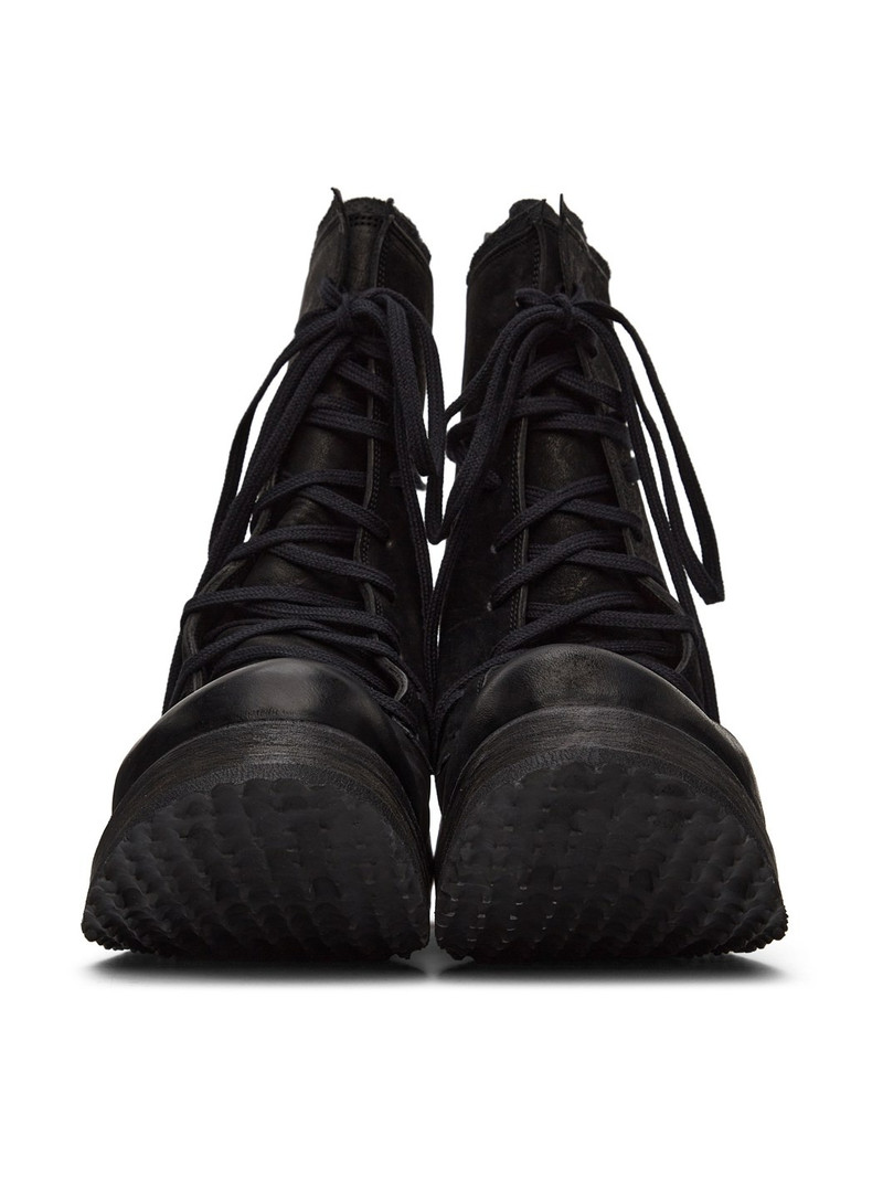 Black Lace-Up Boots 2