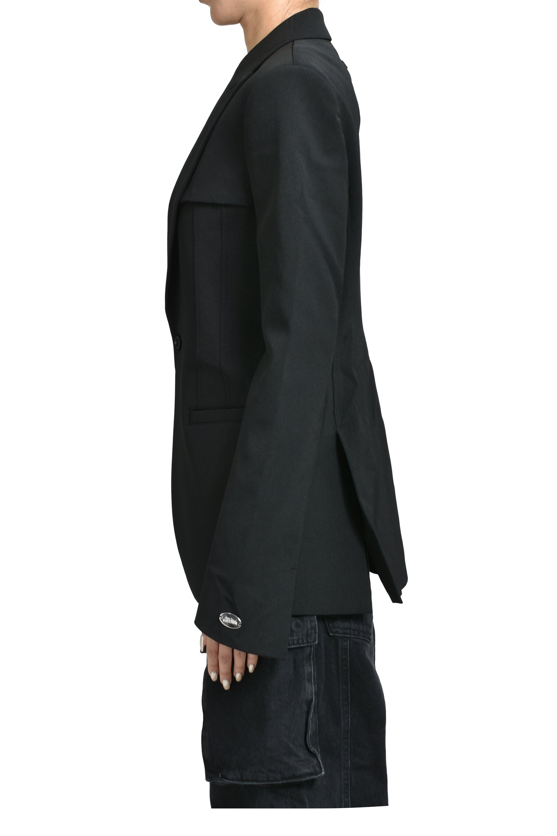 PANELS TAILORING JACKET / BLK - 3