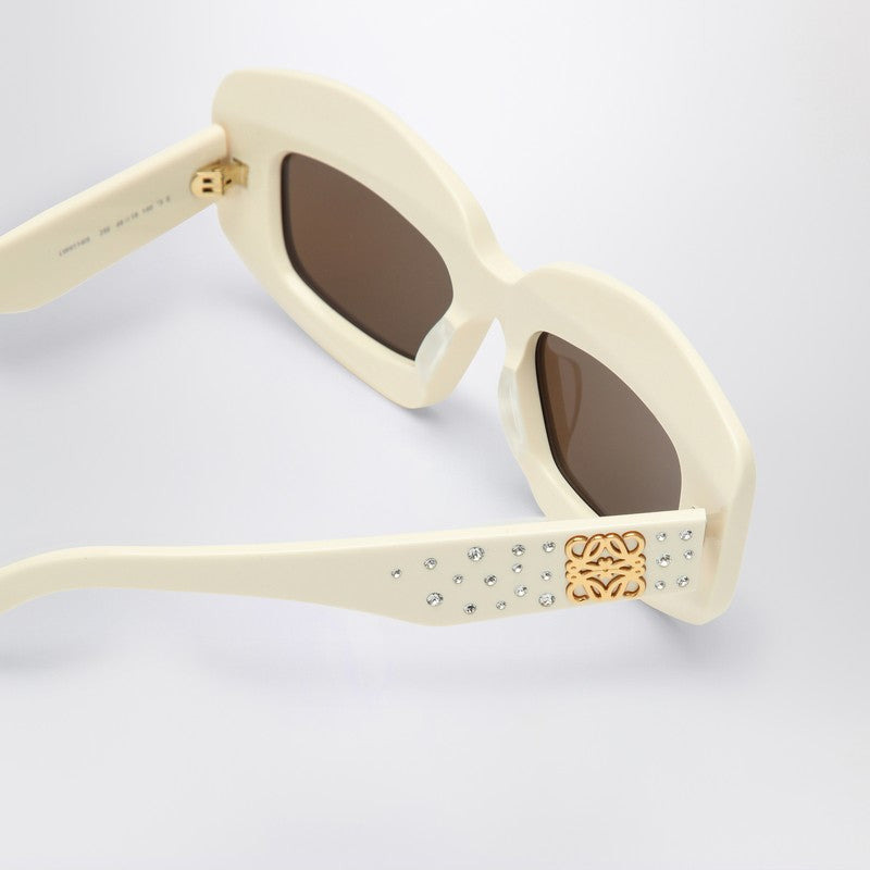 Loewe Arch Mask White Sunglasses Women - 3