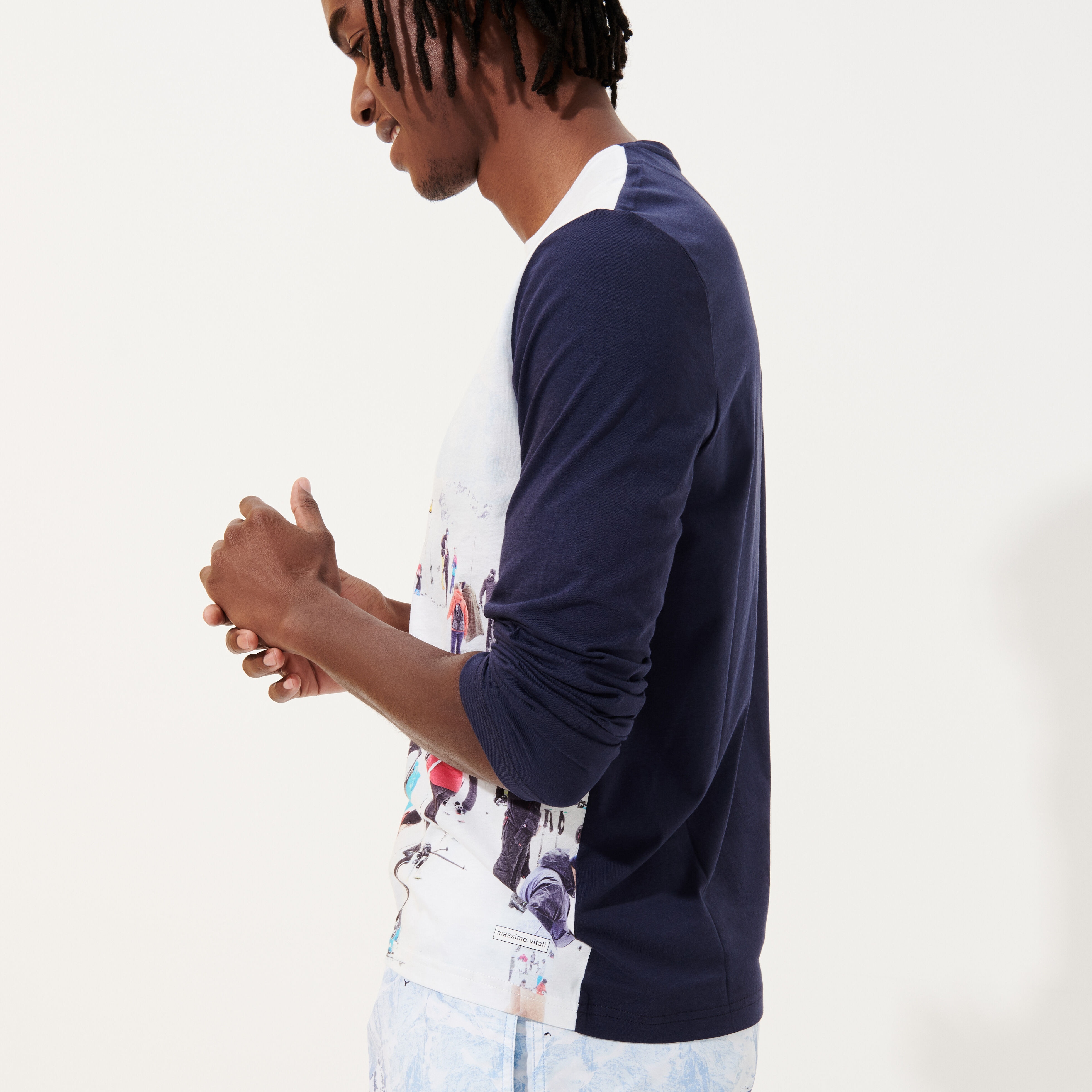 Men Long Sleeves T-shirt - Vilebrequin x Massimo Vitali - 8