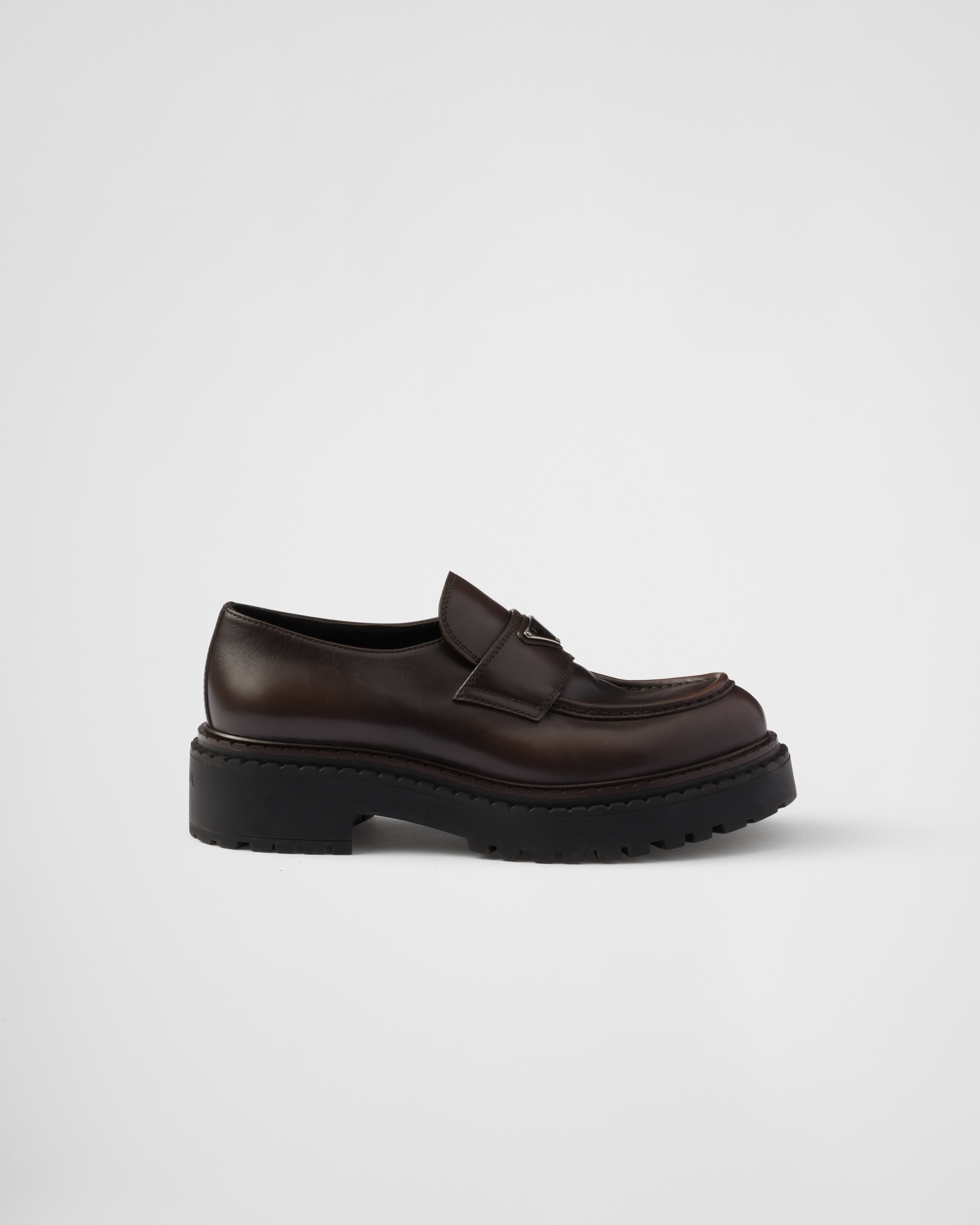 Double Chocolate leather loafers - 2