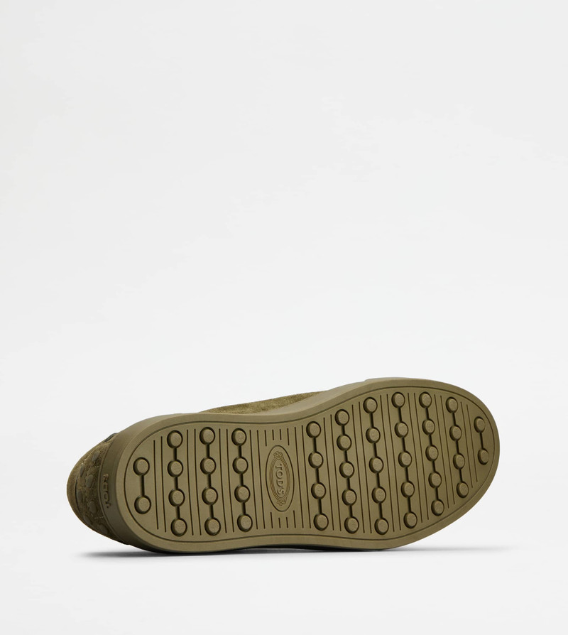 SNEAKERS IN SUEDE - GREEN 4