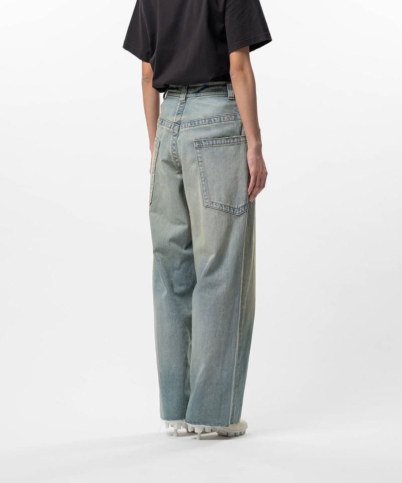 Amateur Sewn Like Wide Denim Pants 16