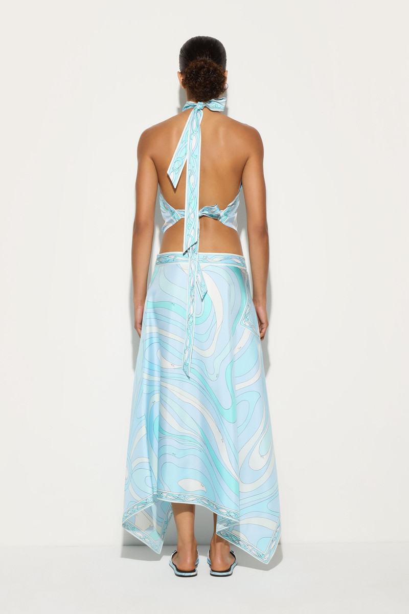 MARMO PRINT SILK DROP TOP 4