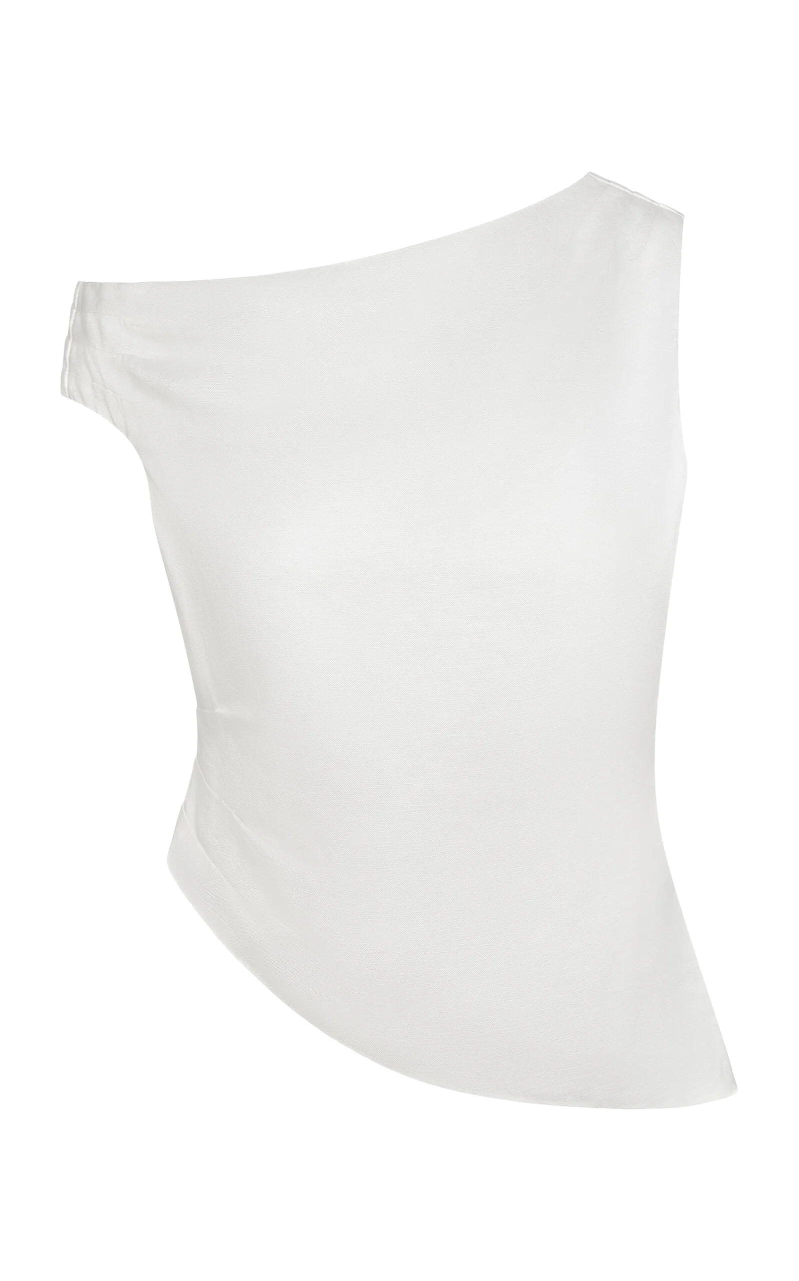 Cold Shoulder Asymmetrical Top - 1