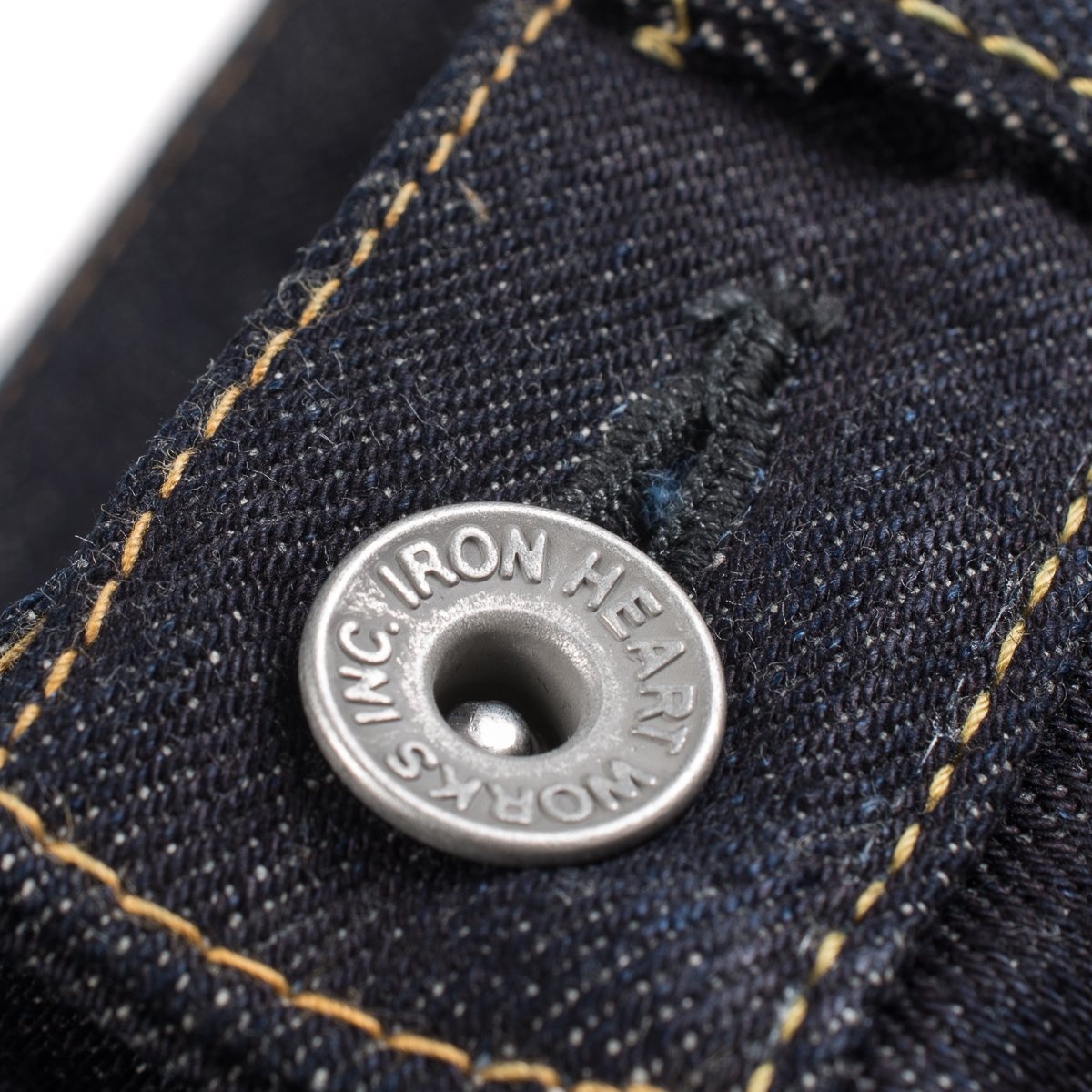 IH-777S-142 14oz Selvedge Denim Slim Taper Indigo - 8