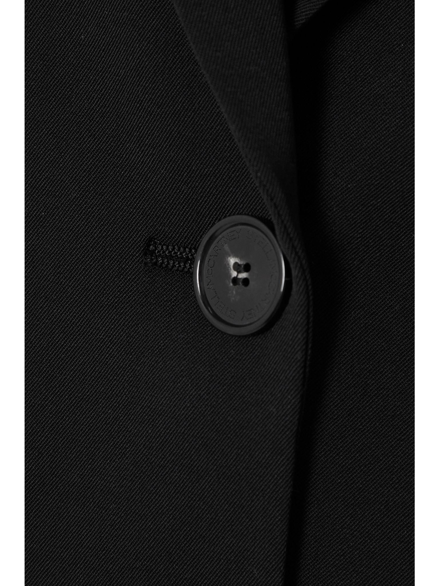 + NET SUSTAIN wool-blend twill blazer Black - 5