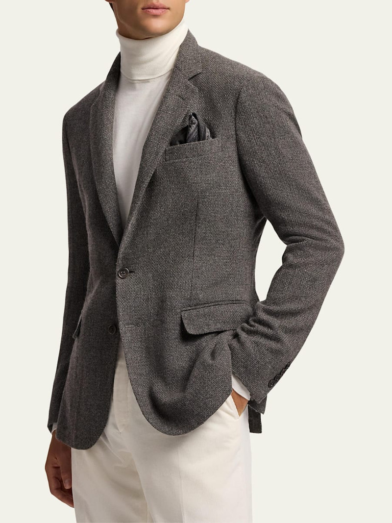 Men's Hadley Single-Breasted Cashmere Sport Coat 4