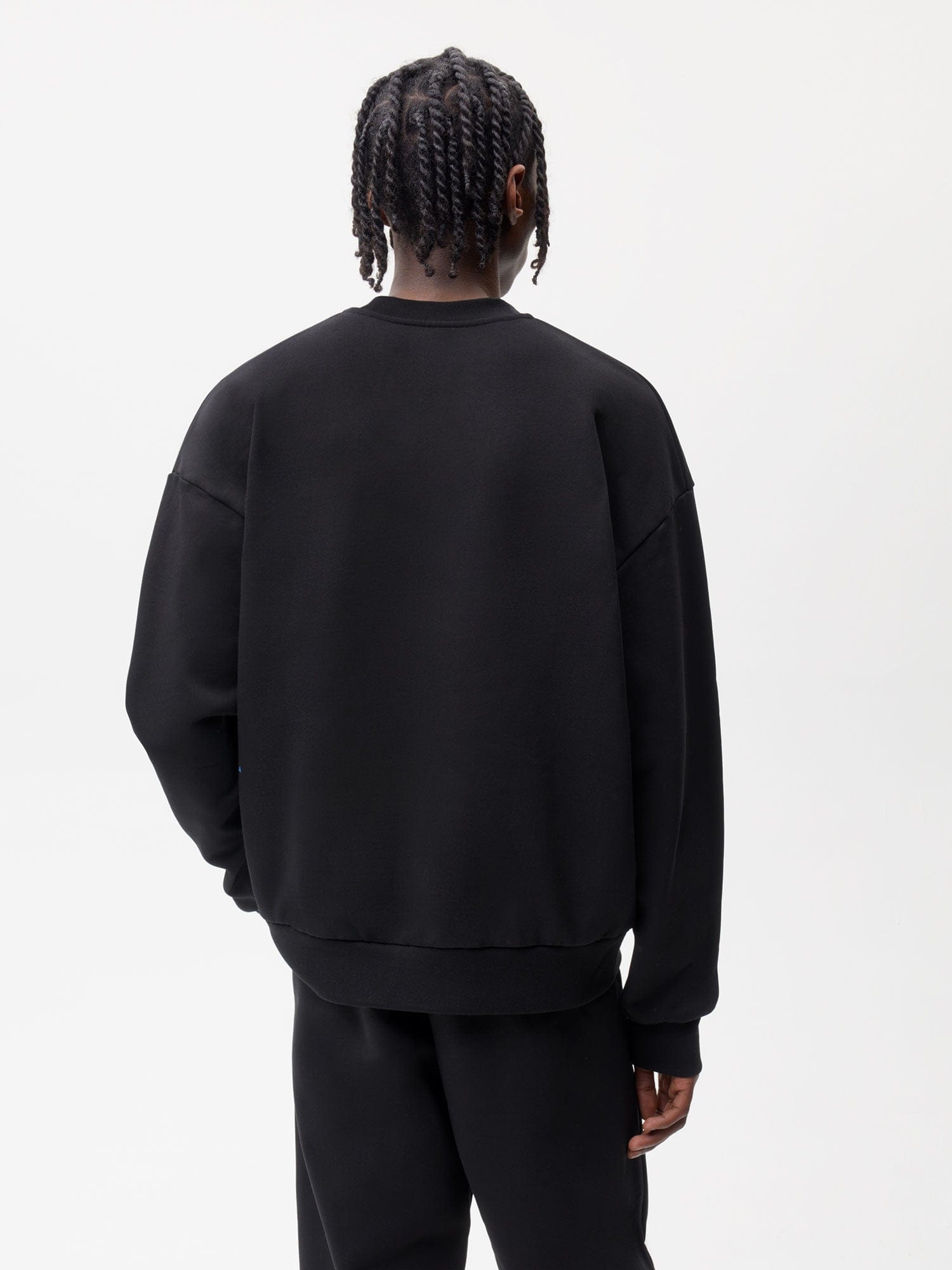 Mens In Conversion Cotton Sweatshirt - Black - 3
