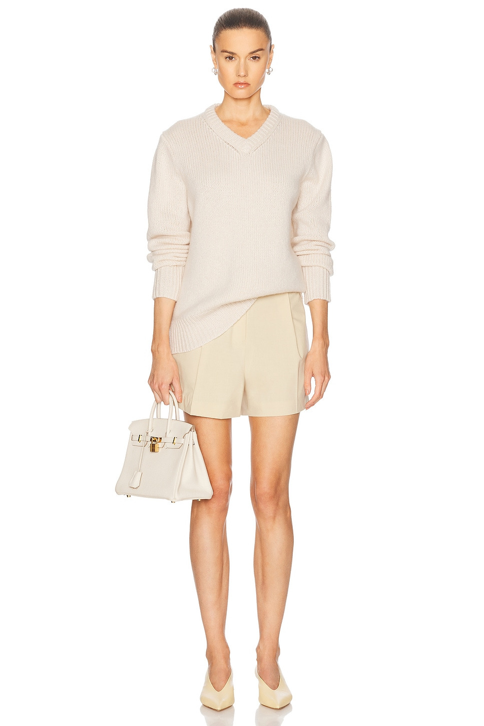 Cashmere Kate V Neck Sweater - 4