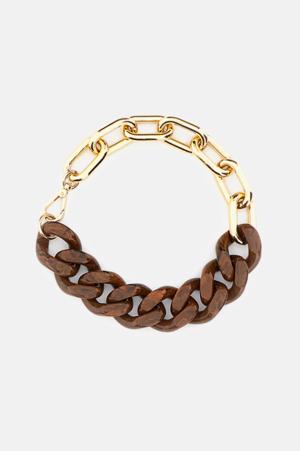 Necklace Toasted Chunky Gold Marbled - 1