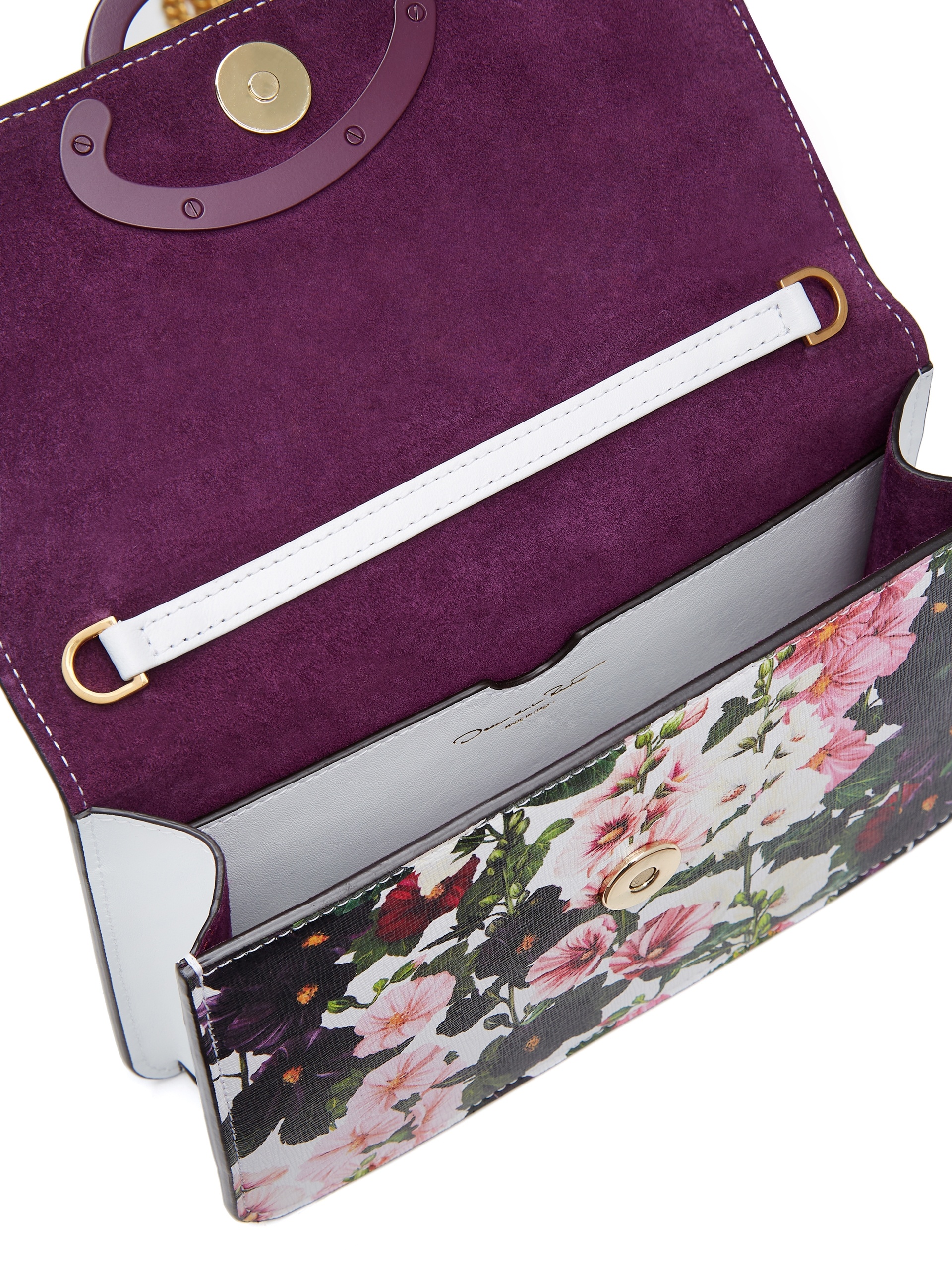 HOLLYHOCKS PRINTED O POCHETTE - 4