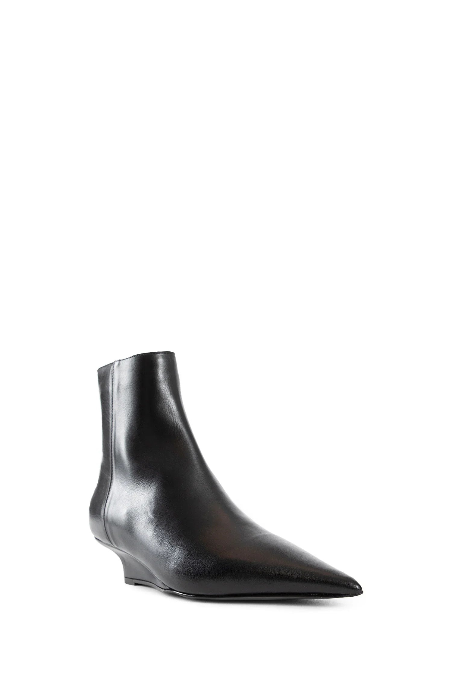 Sharp-Leather-Ankle-Boots - 2