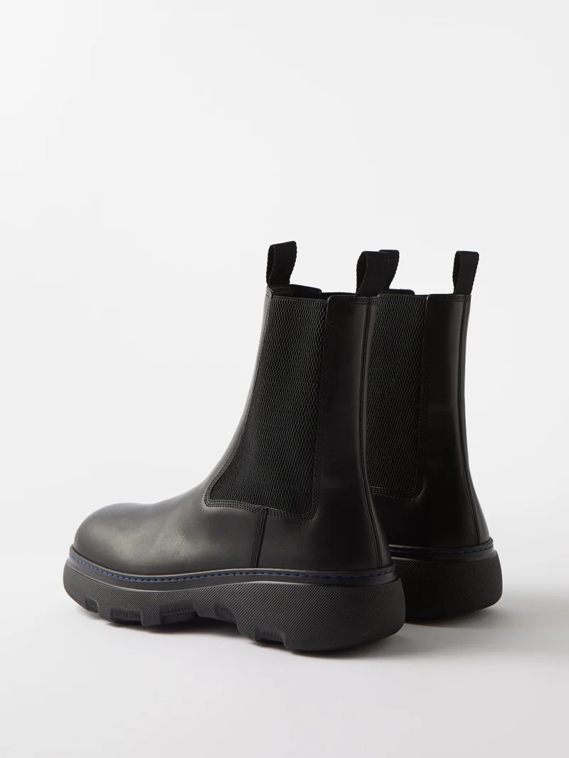 Leather Chelsea boots - 3