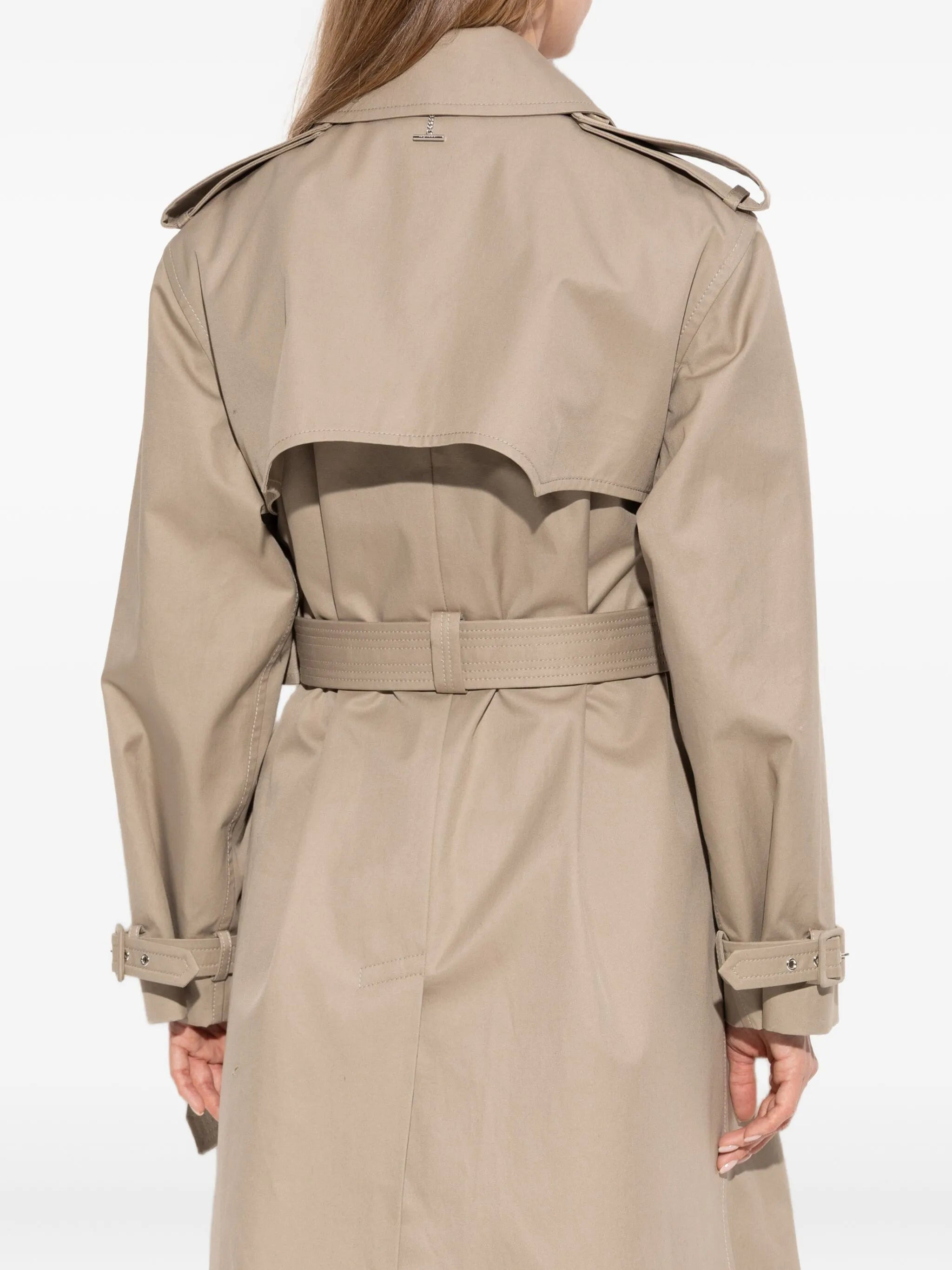 double-breasted trench coat - 4