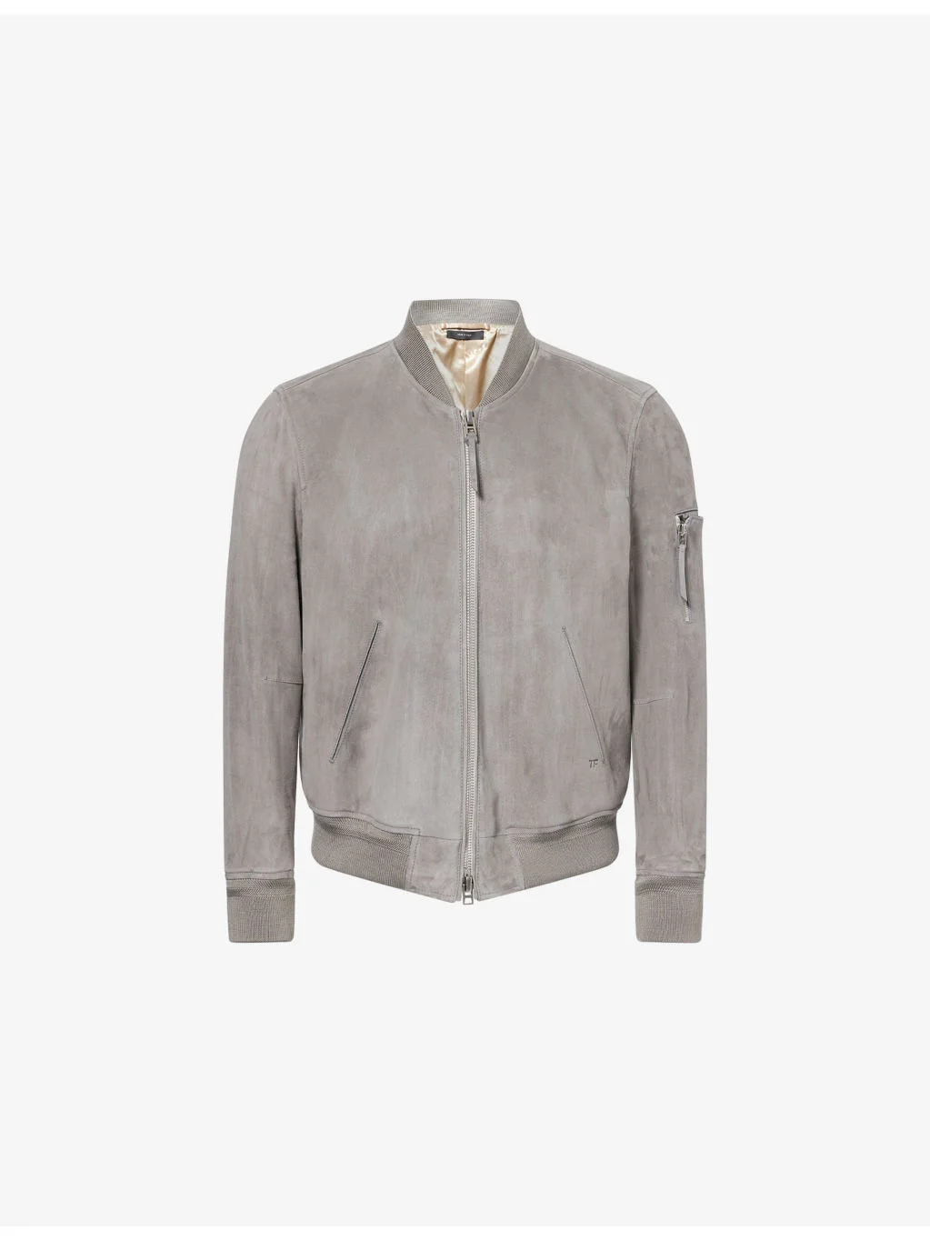 Classic Suede Bomber Jacket - 1