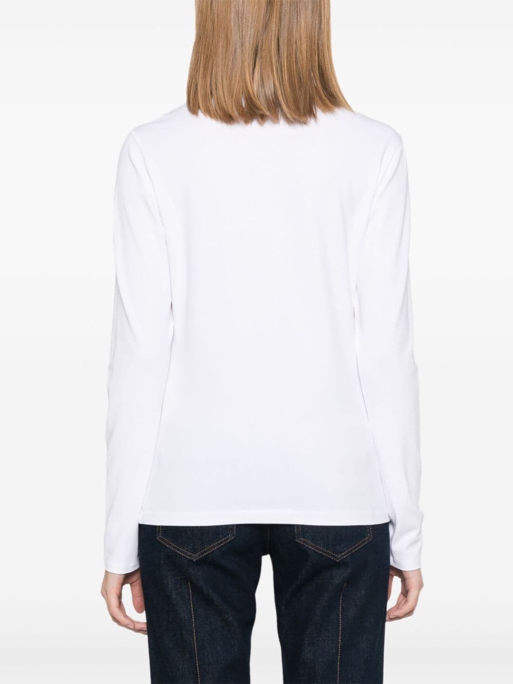 round-neck long-sleeve T-shirt - 4