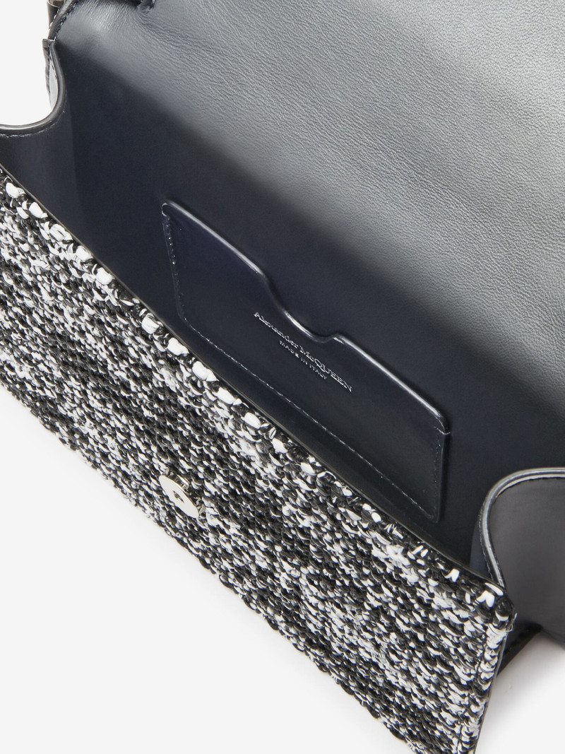 Women's The Biker Small Skull Bag in Black/white 4