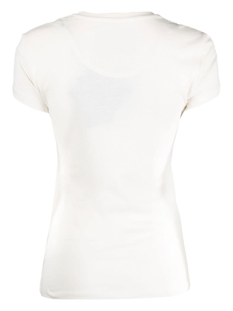 PHILIPP PLEIN embroidered-logo cotton T-shirt outlook