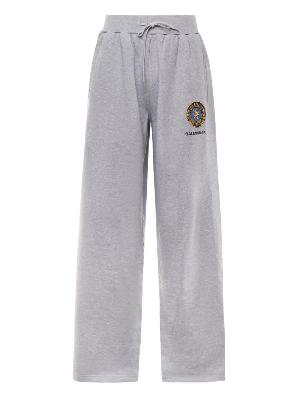 logo-embroidered drawstring track pants - 1