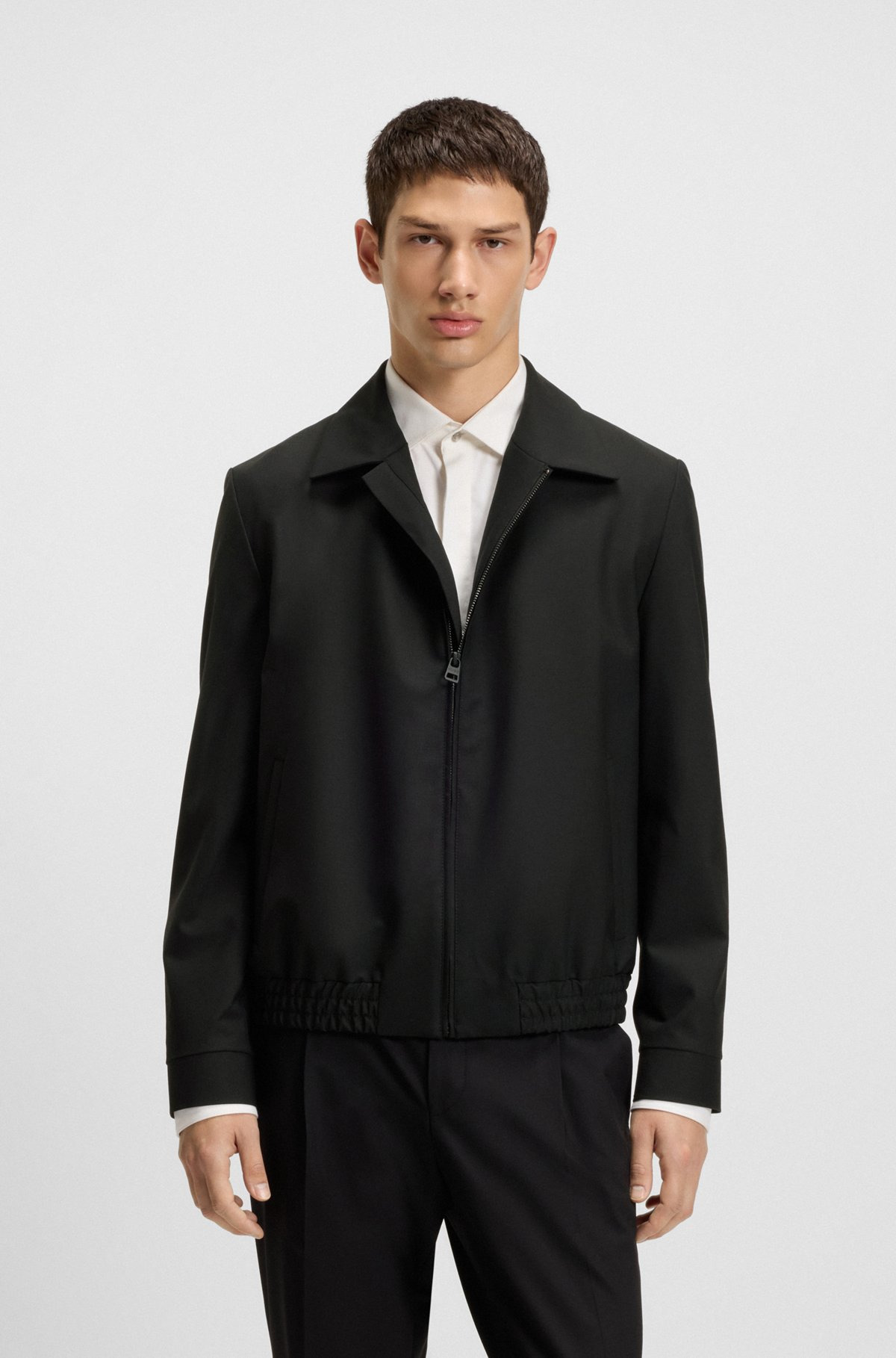 SLIM-FIT JACKET IN PERFORMANCE-STRETCH FABRIC - 2