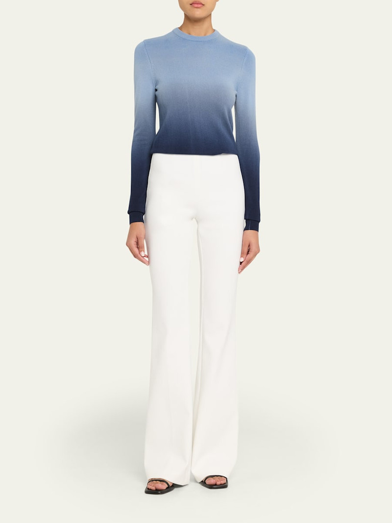 MICHAEL KORS COLLECTION Brooke Mid-Rise Bootcut Pants outlook