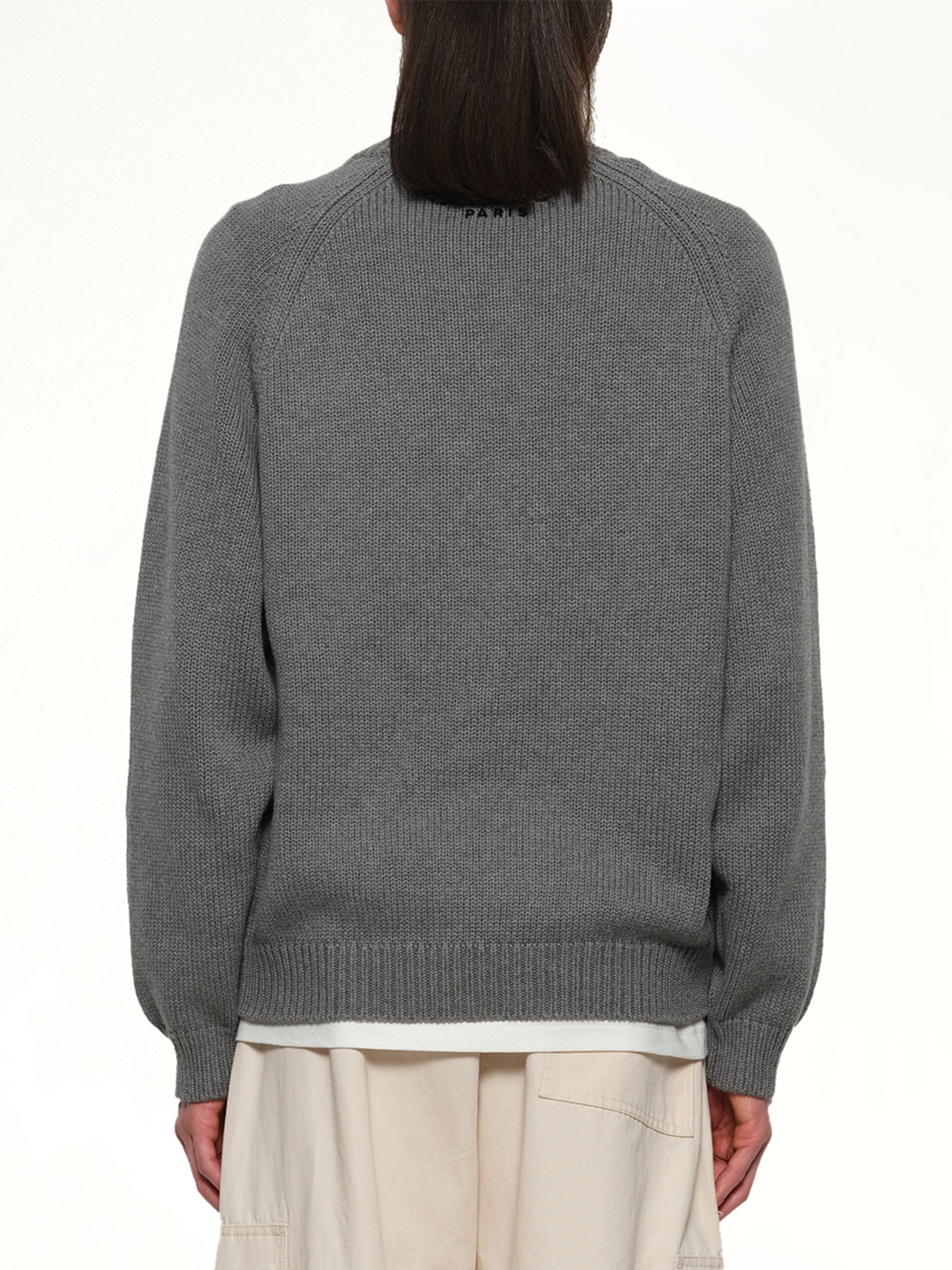 Boke Flower Jumper in Pale Grey - 5