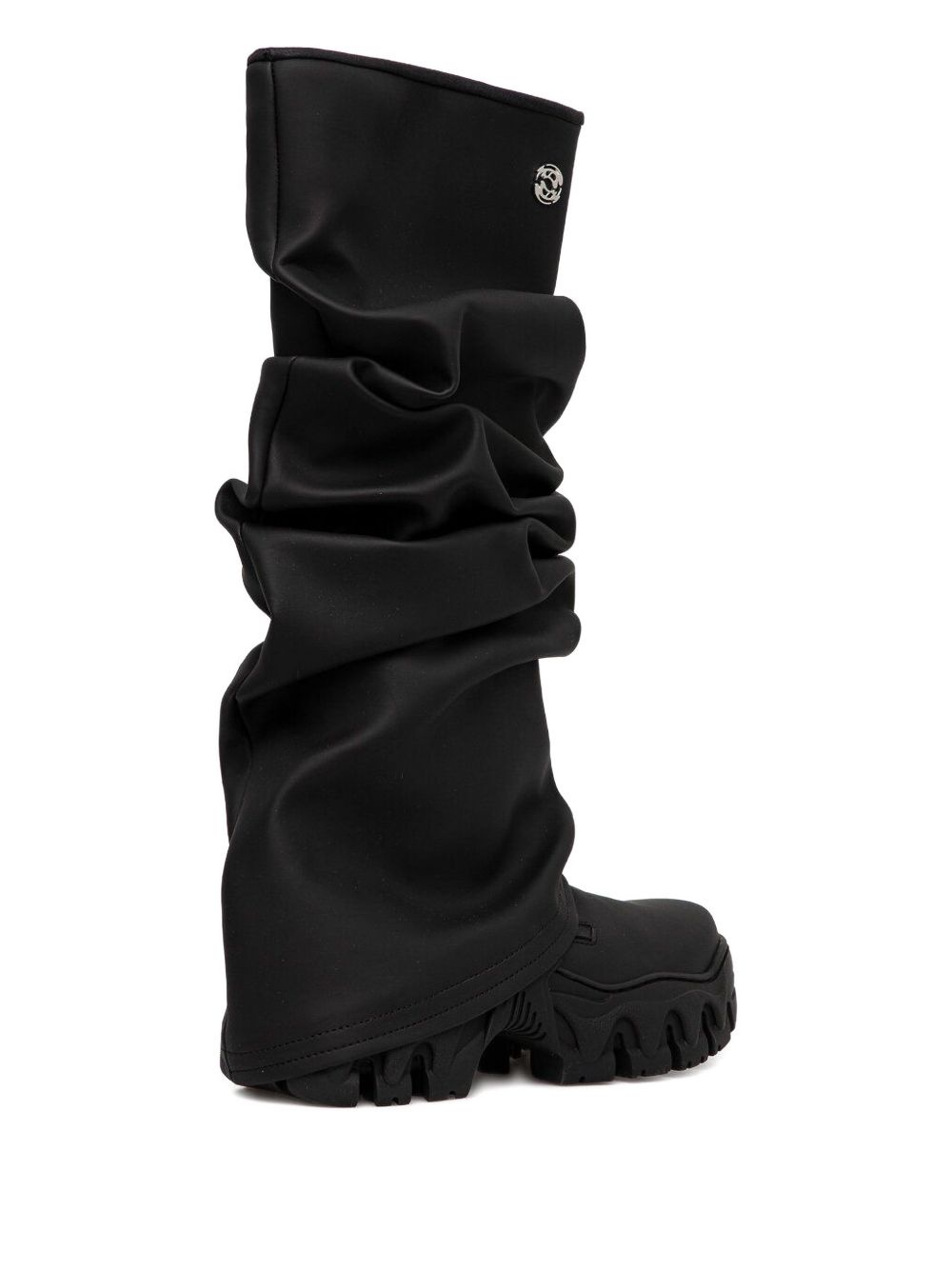 ruffled knee-high boots - 3