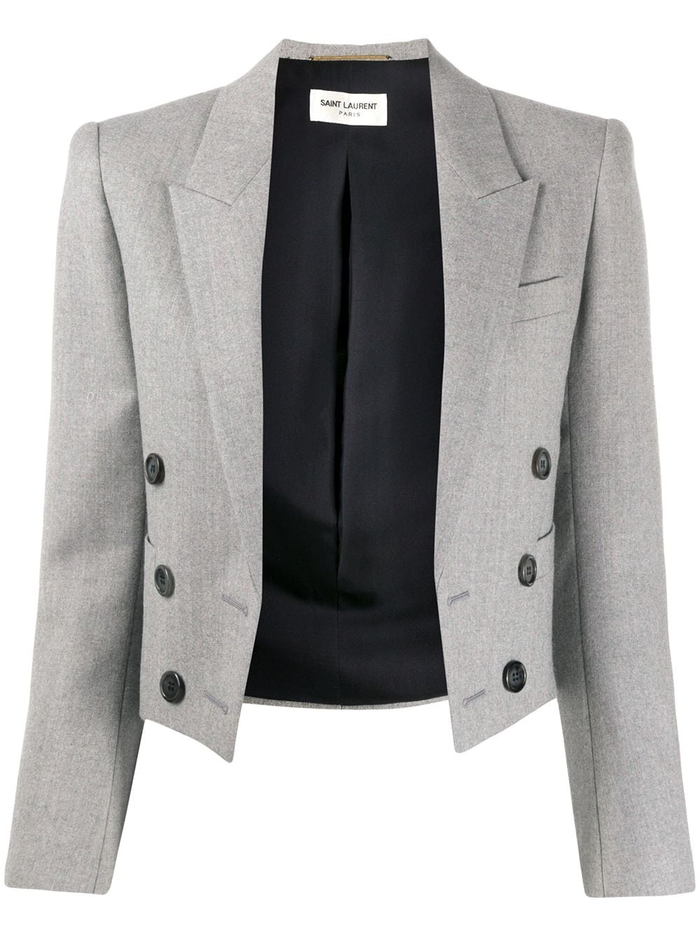 cropped tailored blazer - 1