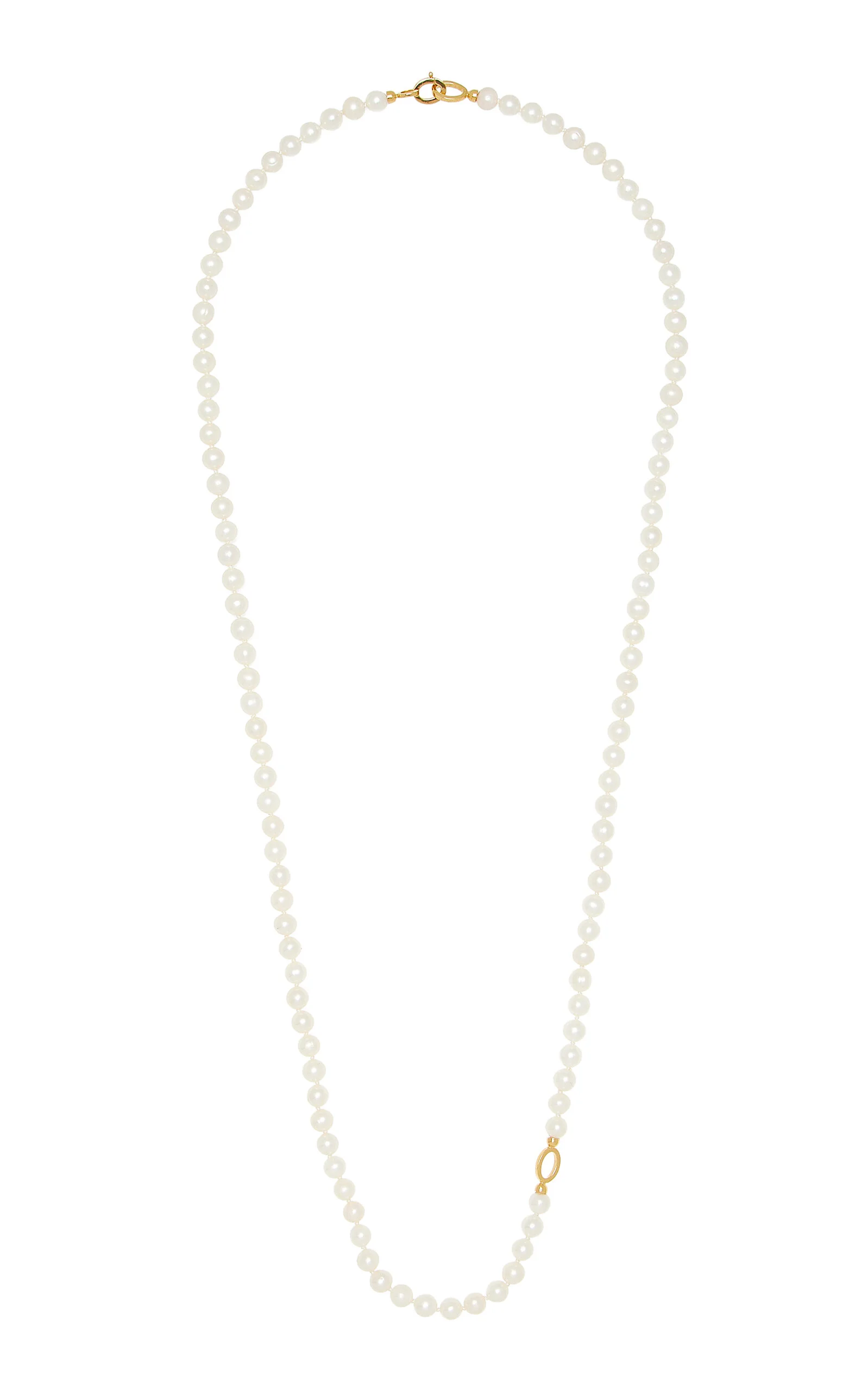 Infinity Pearl Necklace white - 1