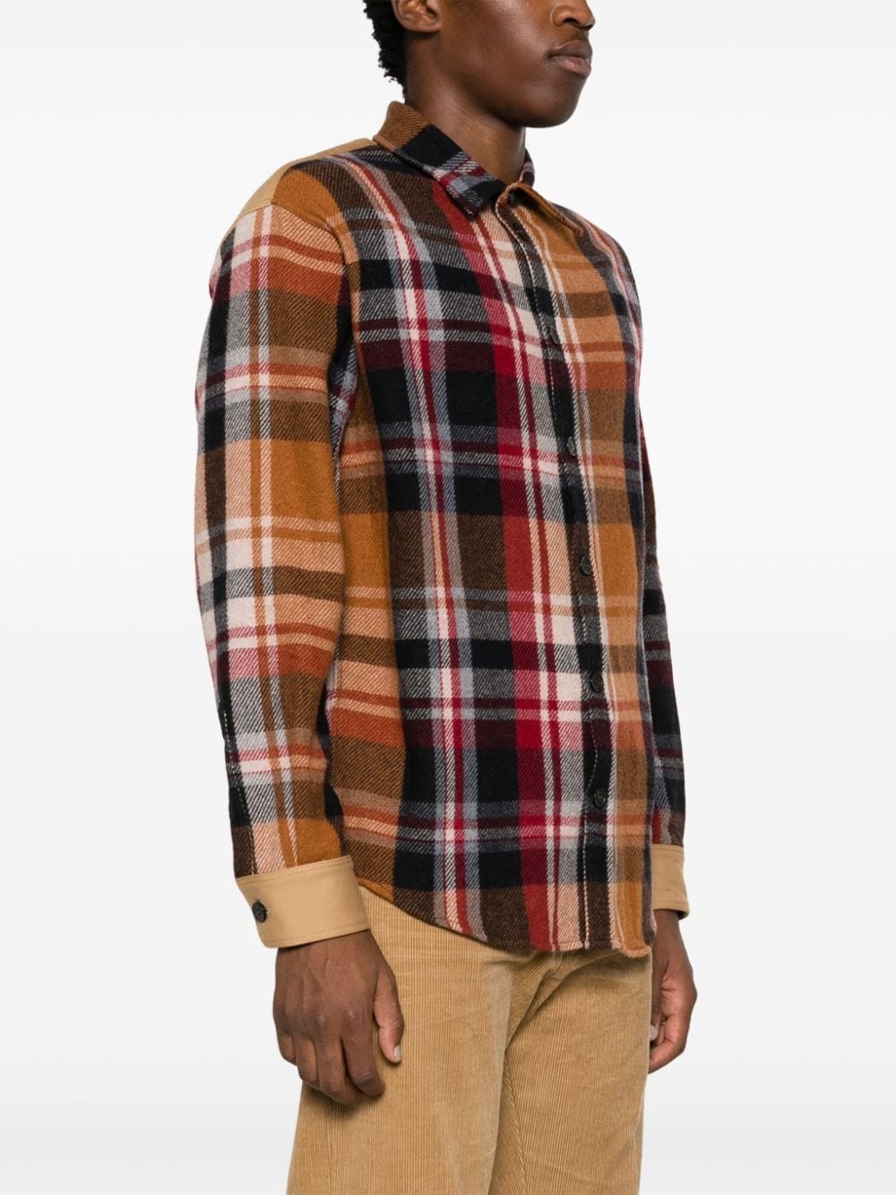 Timberman check-pattern shirt - 3