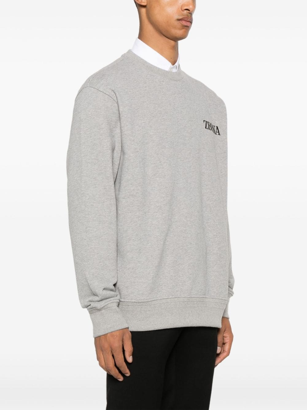 rubberised-logo sweatshirt - 3