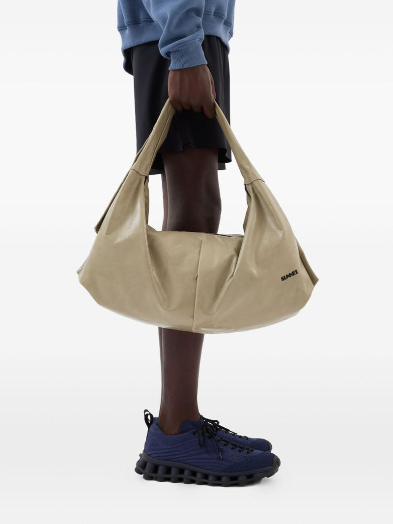 SUNNEI multitasking leather shoulder bag outlook