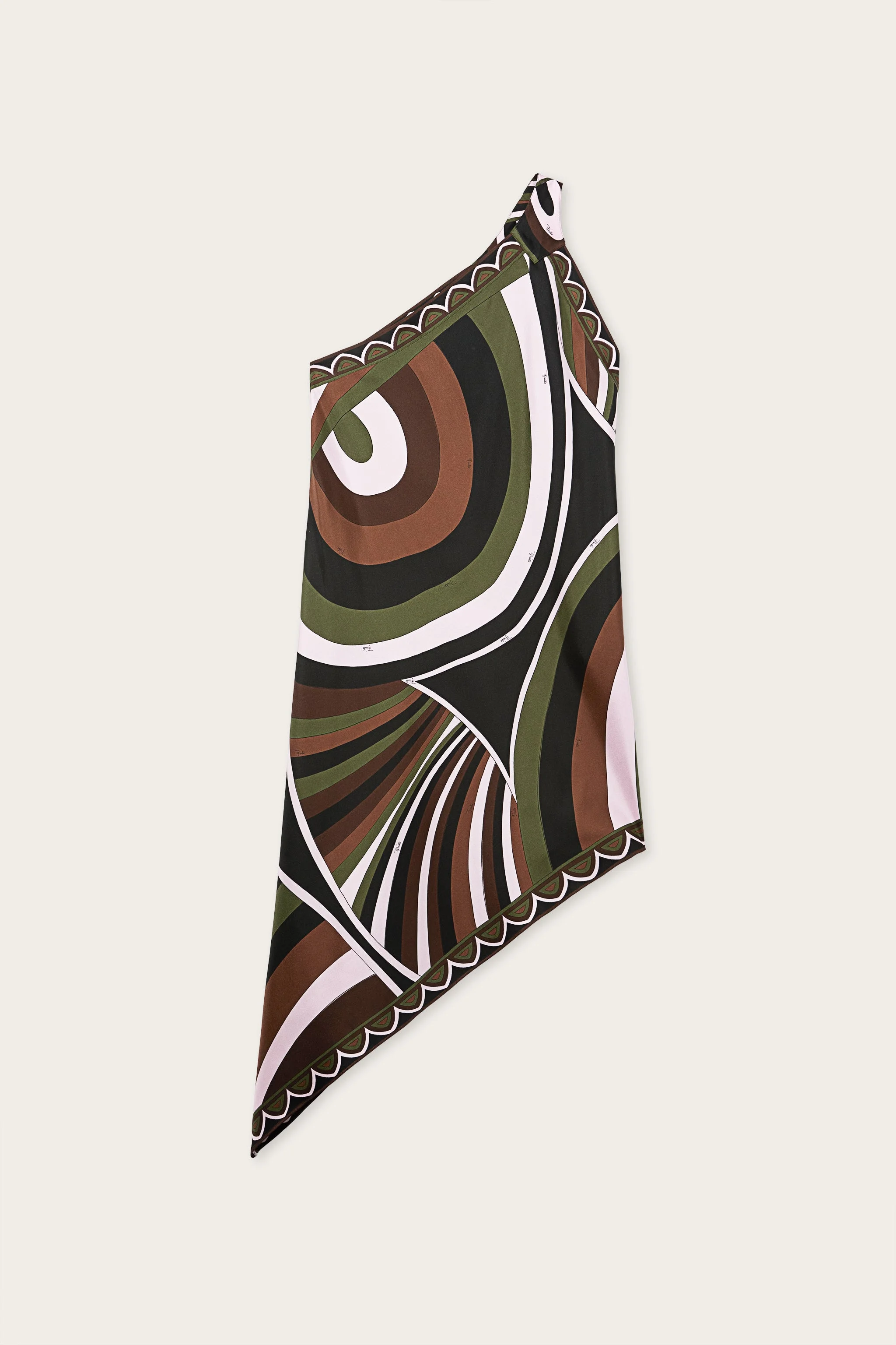 IRIDE PRINT SILK DRESS - 1