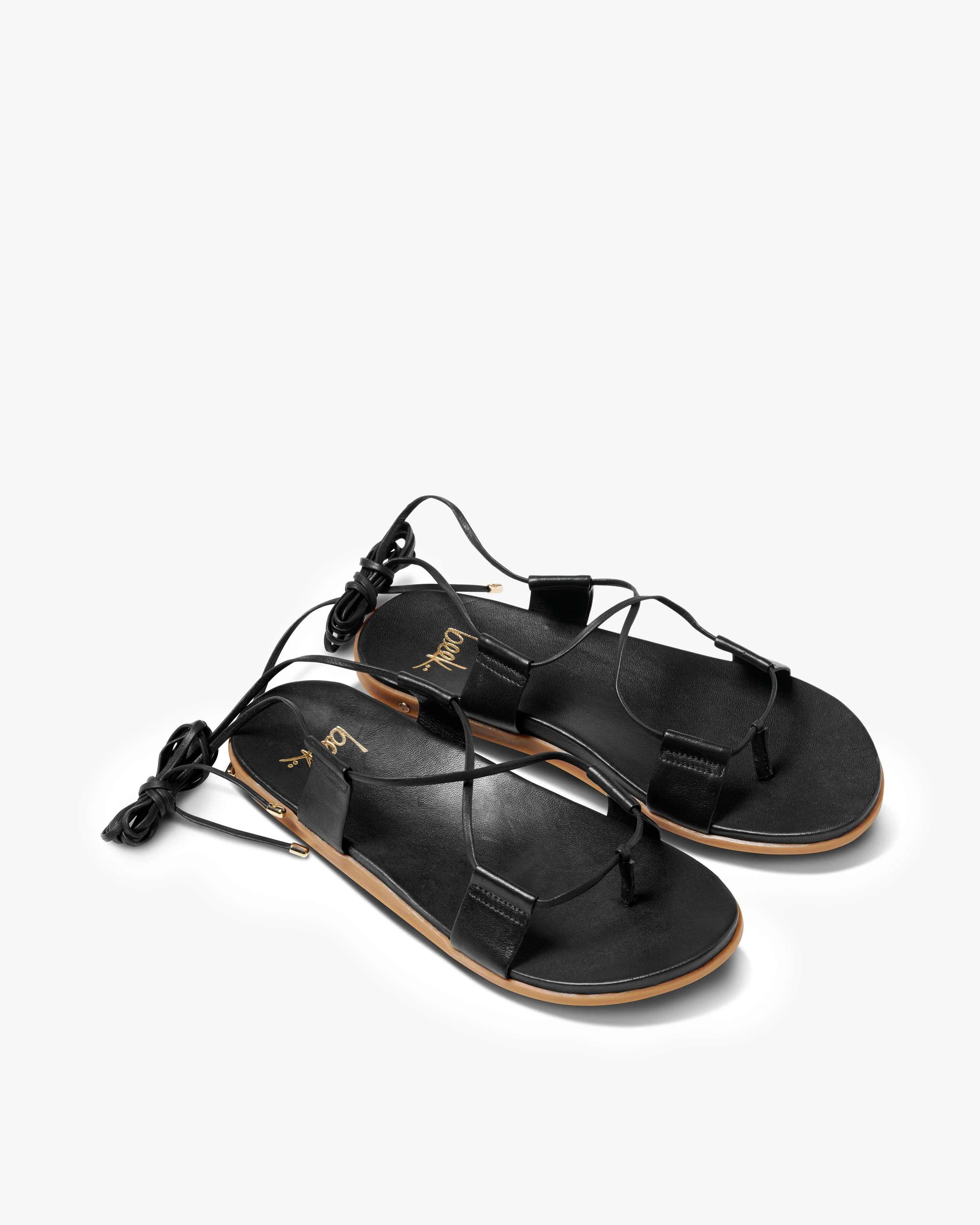 Moa Leather Ankle Wrap Sandal - 1