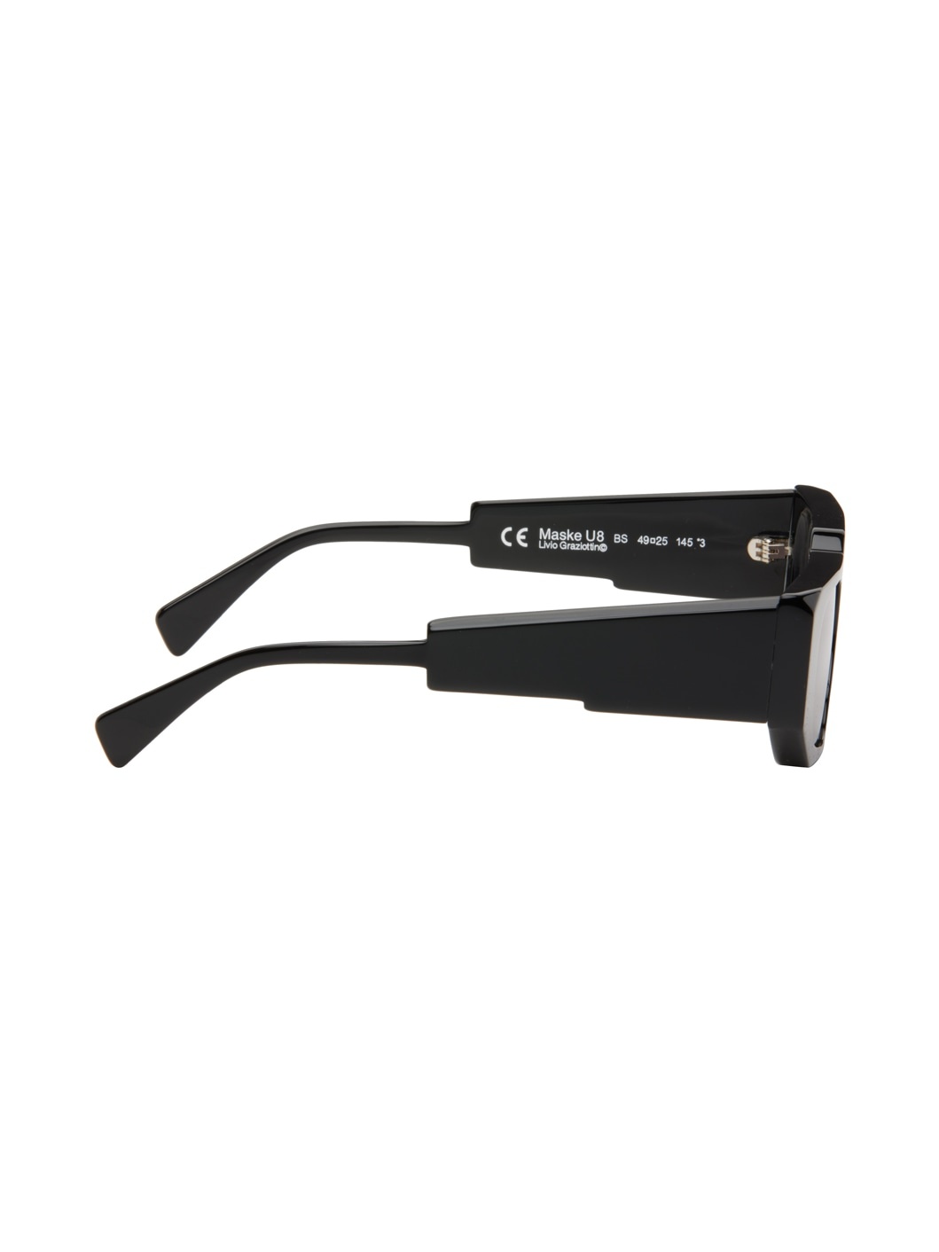 Black U8 Sunglasses - 2