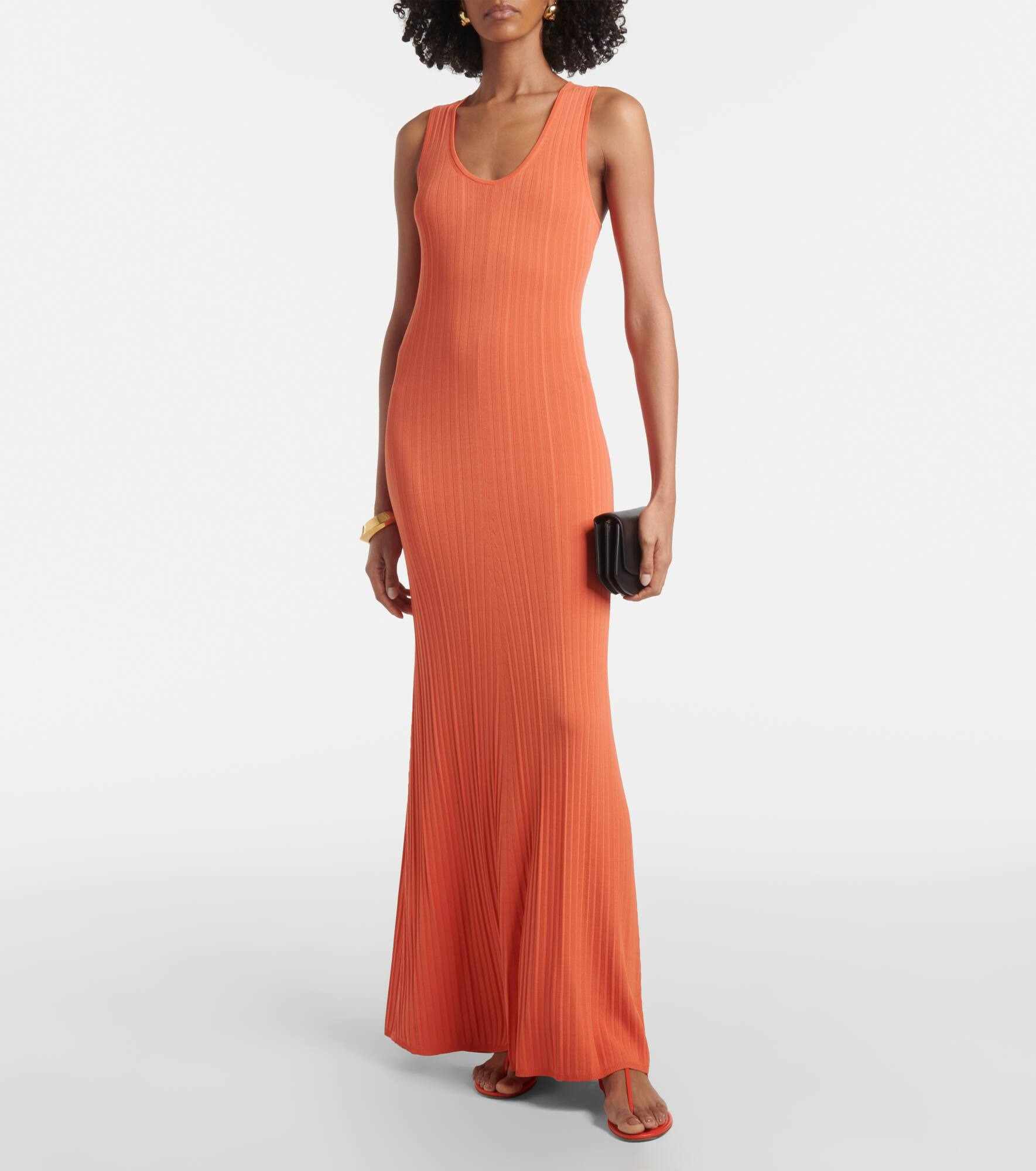 Ribbed-knit maxi dress - 2