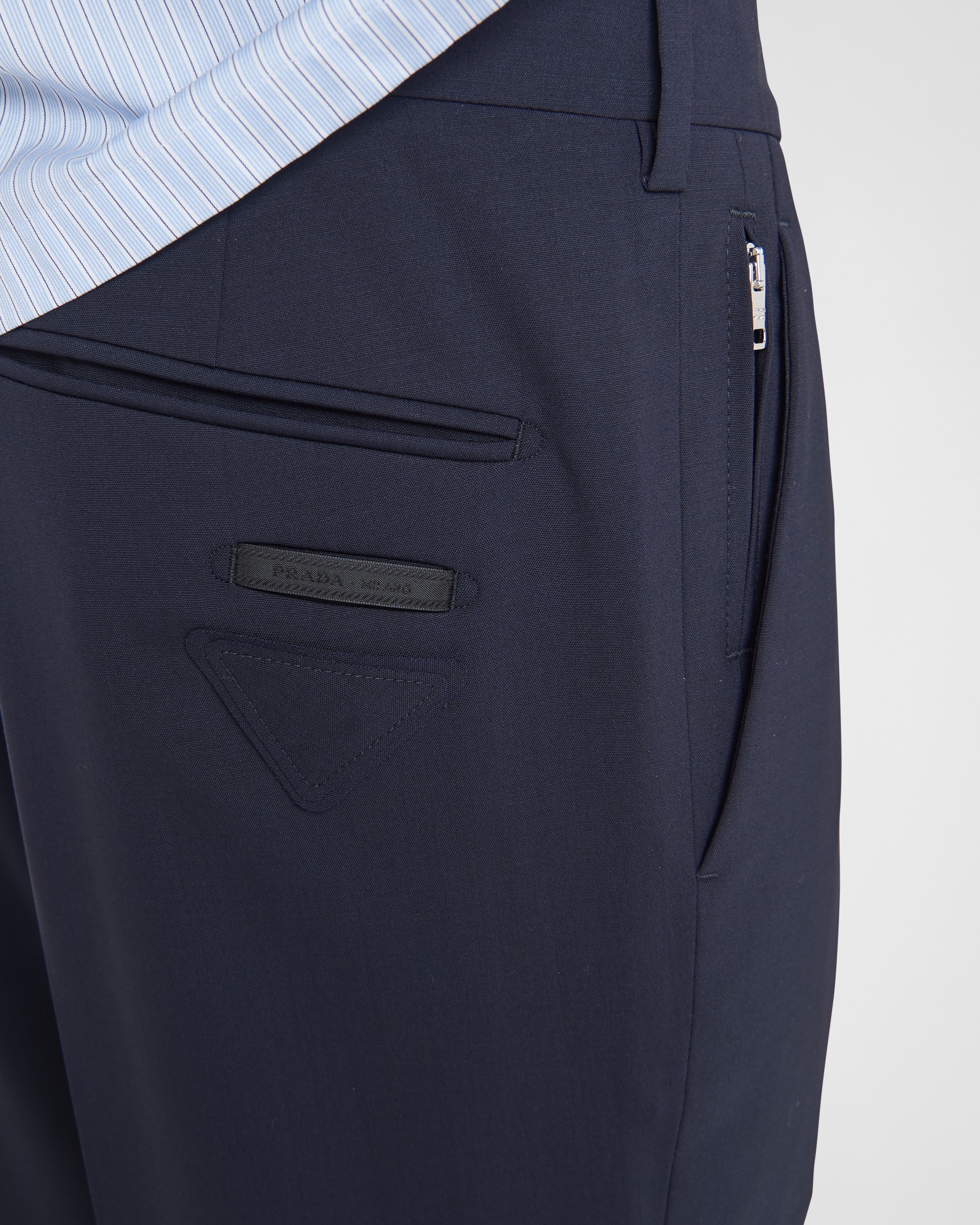 Light stretch wool pants - 4