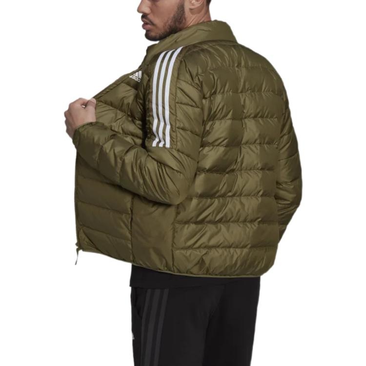 (WMNS) adidas Essentials Down Jacket 'Legacy Green' GH4596 - 5