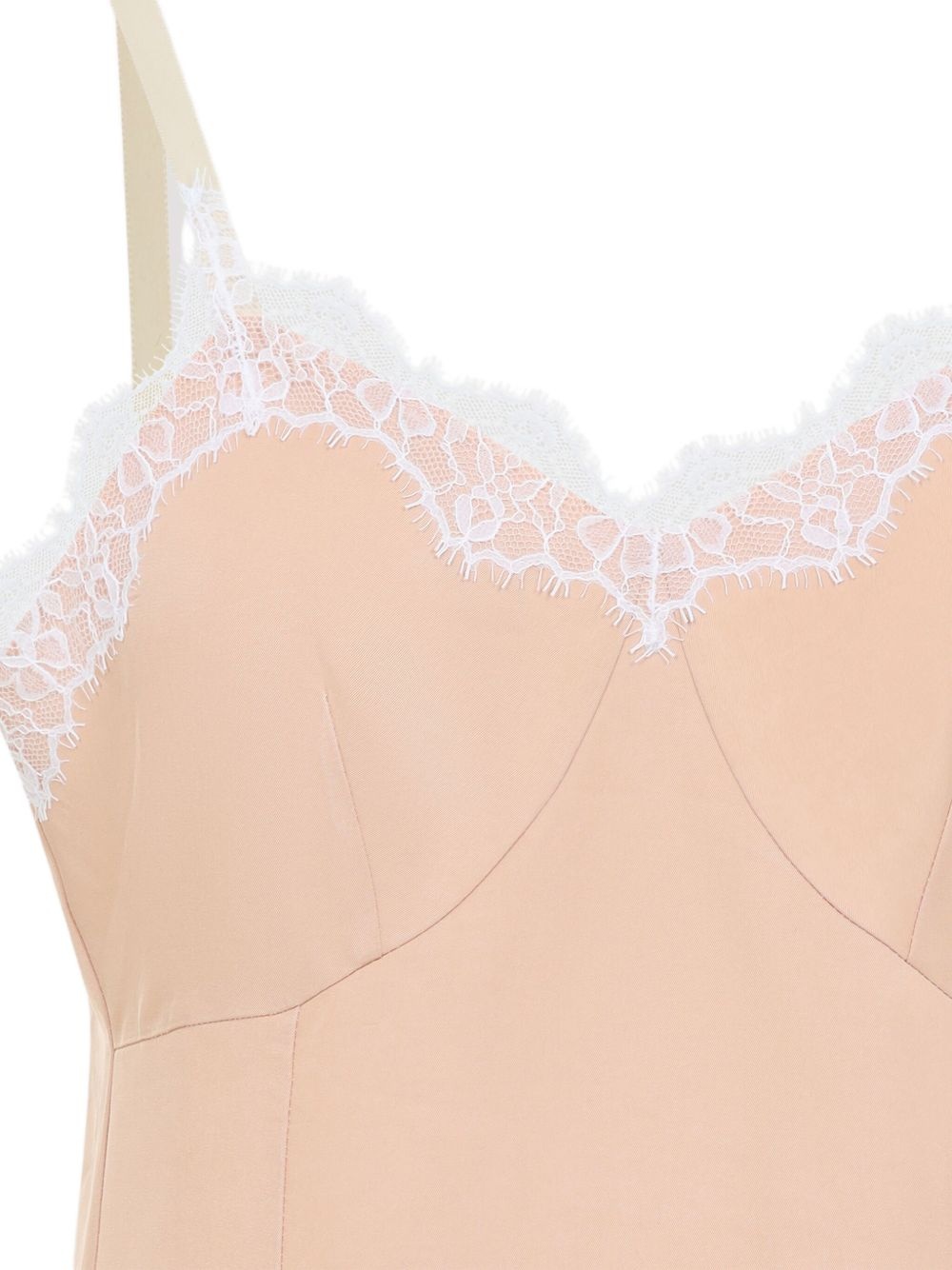 lace-trim dress - 3