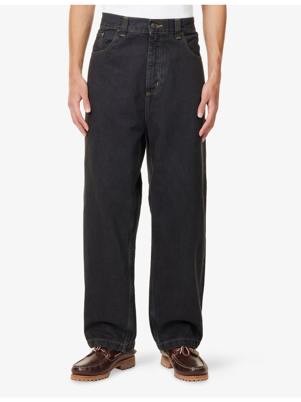 Brandon Wide-Leg Relaxed-Fit Denim Jeans - 3