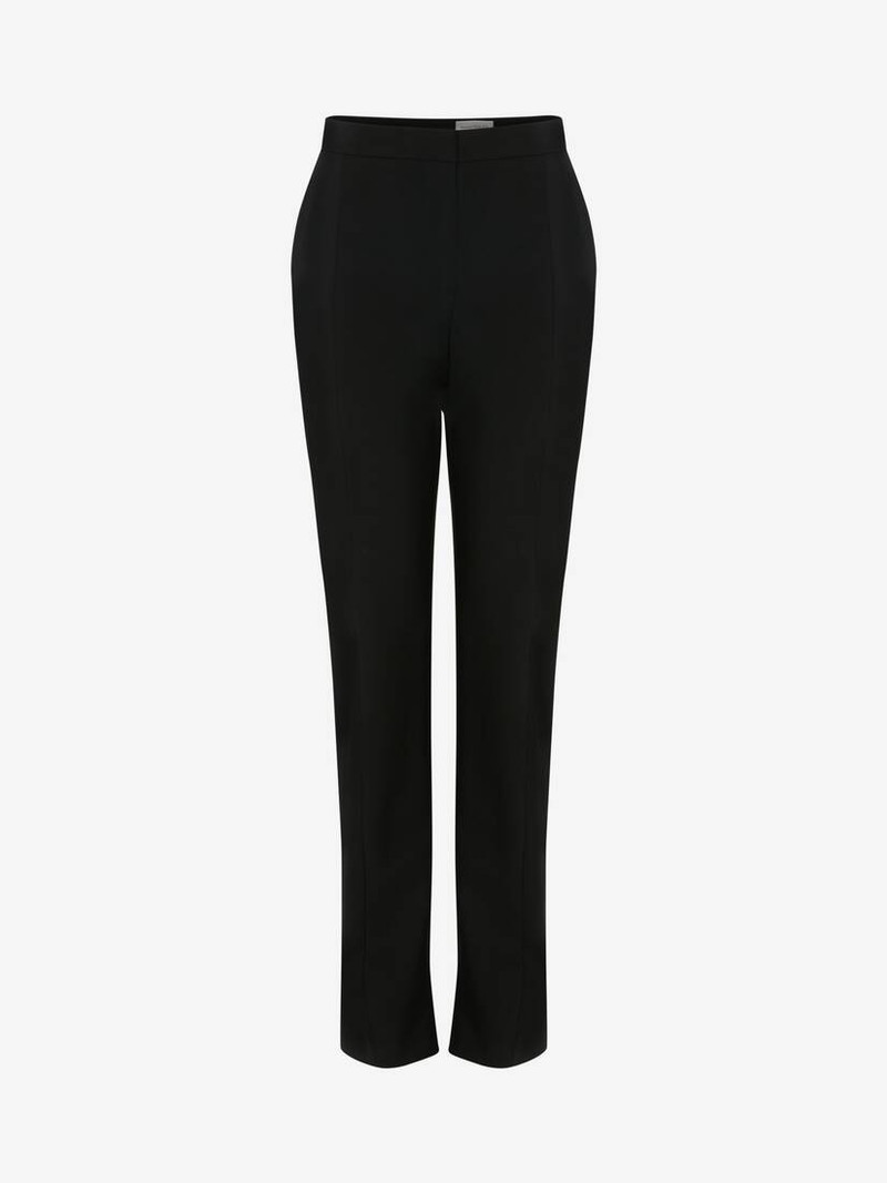 Long Cigarette Trouser in Black 1