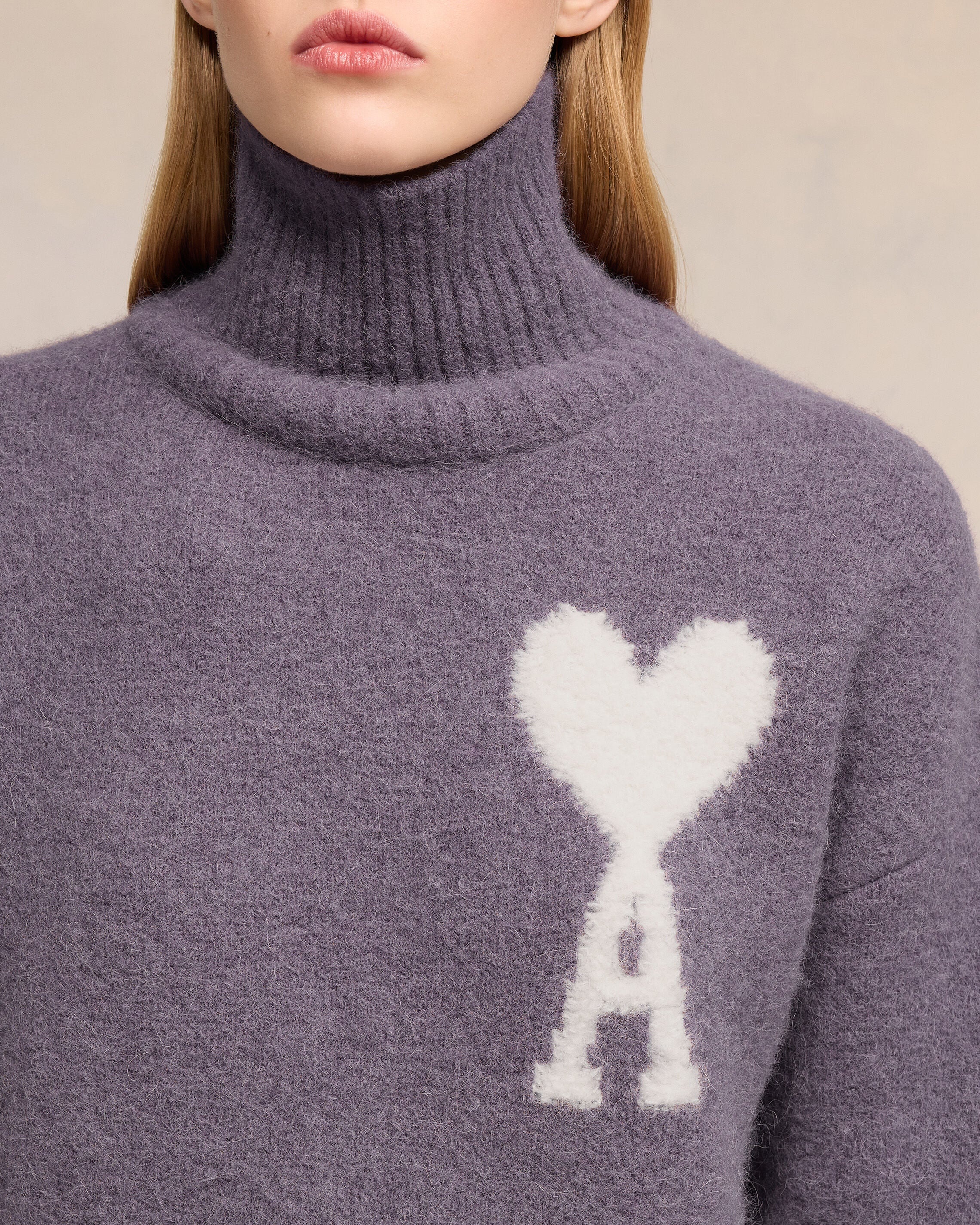 OFF-WHITE AMI DE COEUR FUNNEL NECK SWEATER - 3